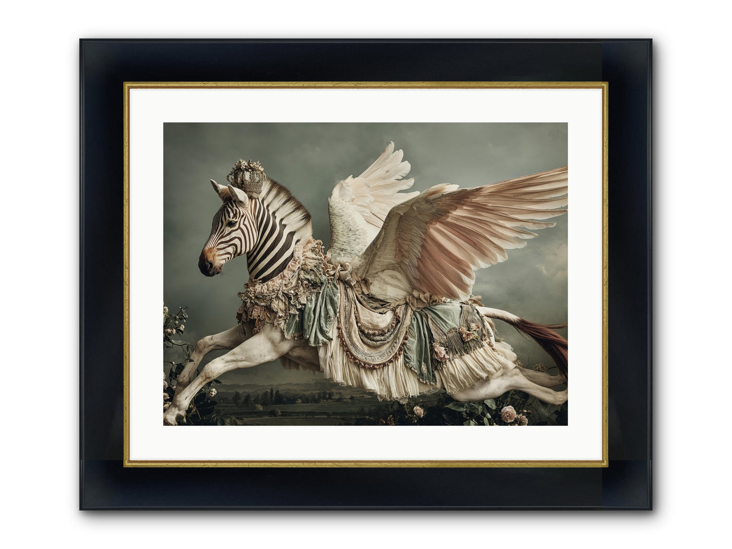 Field Guide To Heartlight No.2 Framed Print - Wide Black w/Gold 24x18