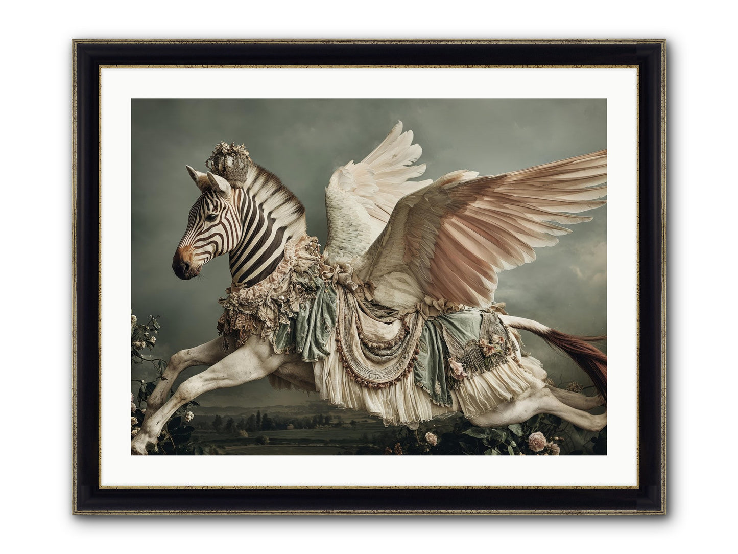 Field Guide To Heartlight No.2 Framed Print - Black & Gold 32x24