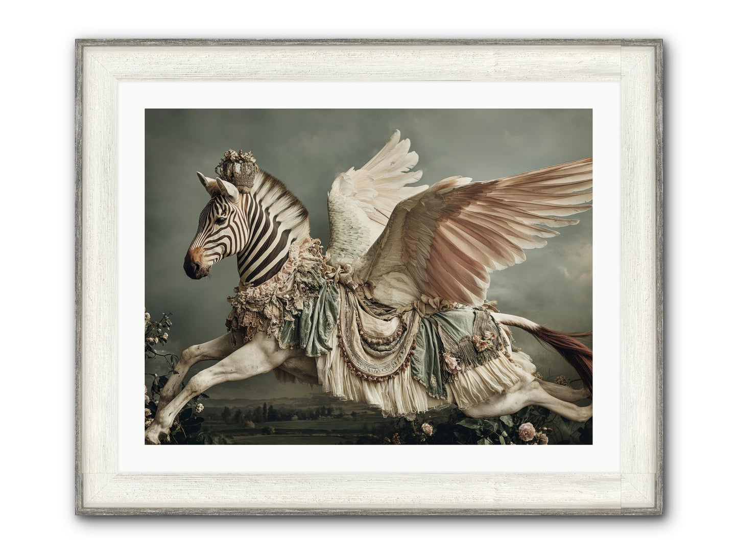 Field Guide To Heartlight No.2 Framed Print - Driftwood White 32x24