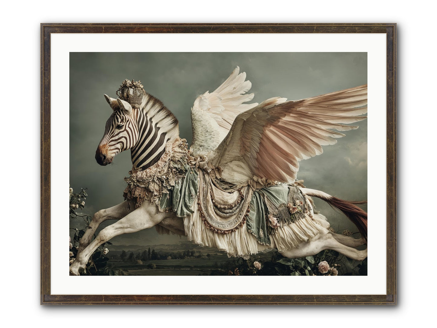 Field Guide To Heartlight No.2 Framed Print - Slimwoods Black/Gold 32x24
