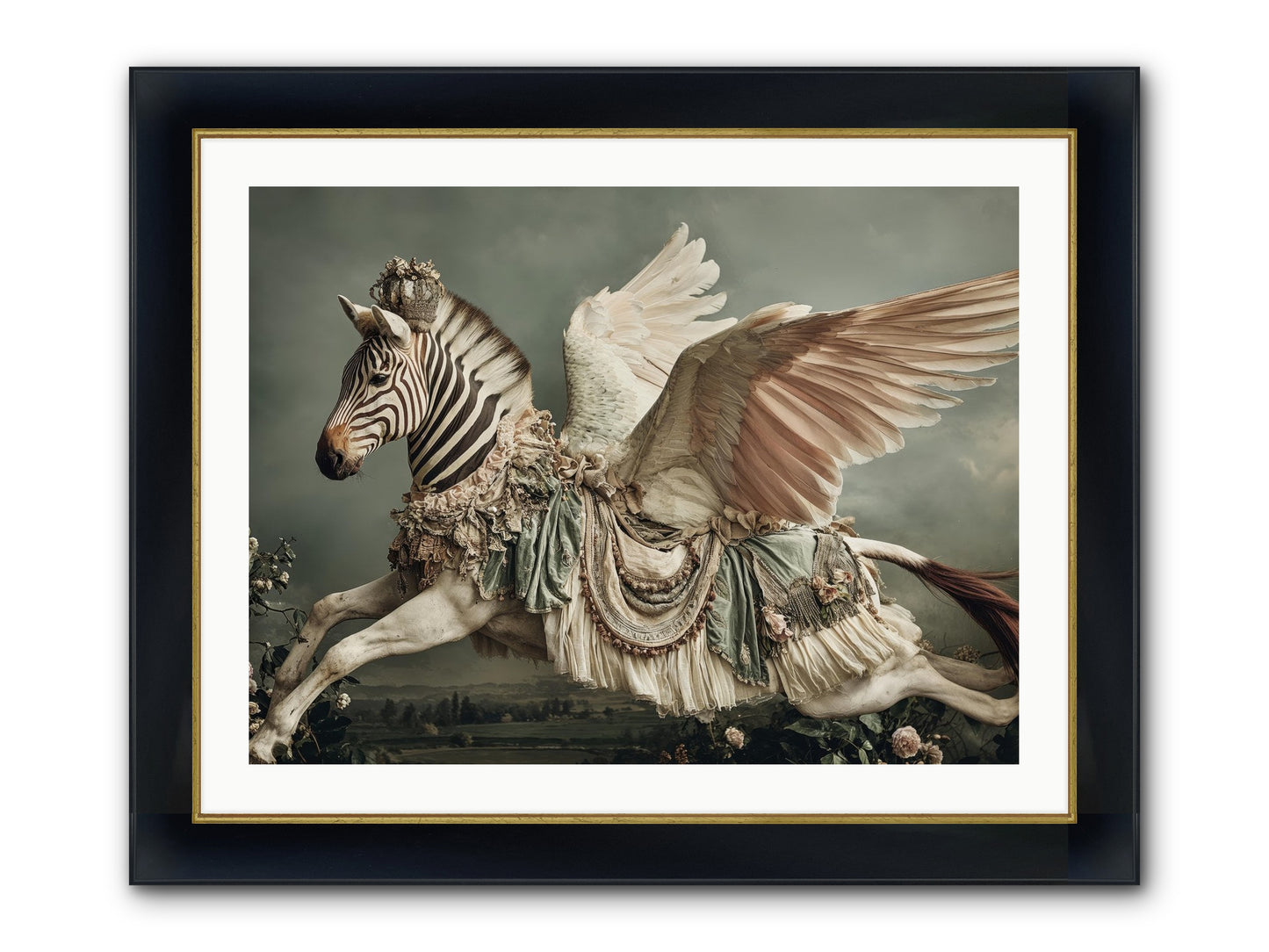 Field Guide To Heartlight No.2 Framed Print - Wide Black w/Gold 32x24
