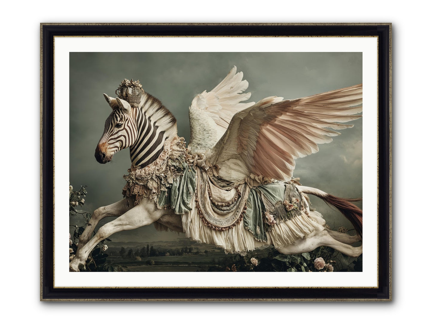 Field Guide To Heartlight No.2 Framed Print - Black & Gold 40x30