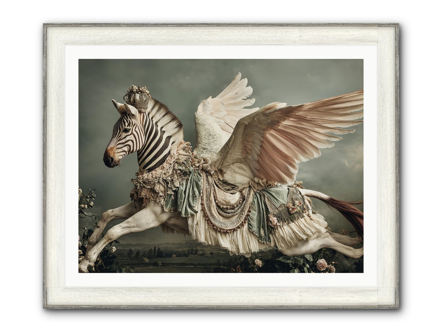 Field Guide To Heartlight No.2 Framed Print - Driftwood White 40x30