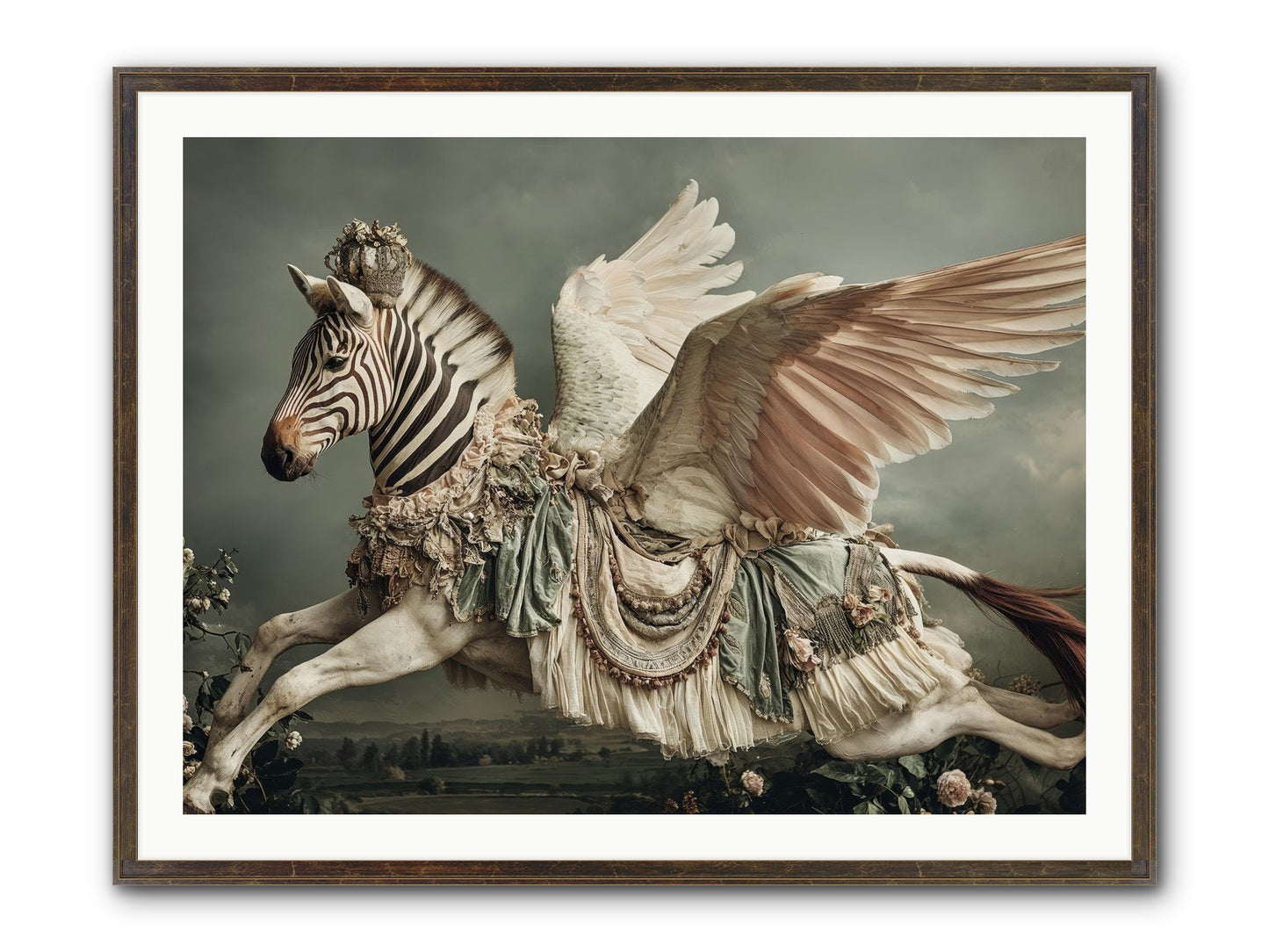 Field Guide To Heartlight No.2 Framed Print - Slimwoods Black/Gold 40x30