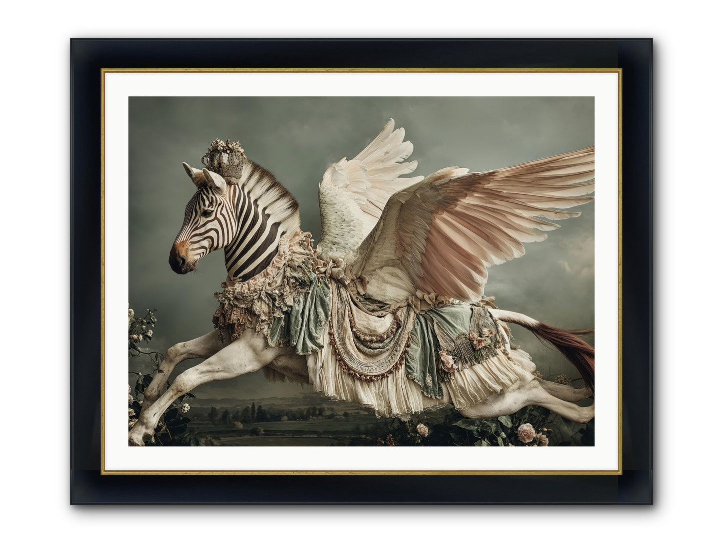 Field Guide To Heartlight No.2 Framed Print - Wide Black w/Gold 40x30