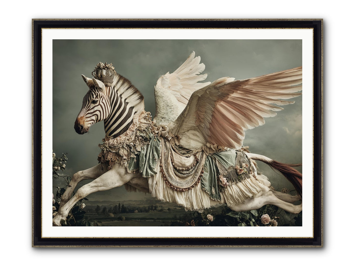 Field Guide To Heartlight No.2 Framed Print - Black & Gold 48x36
