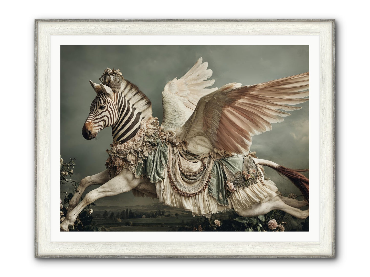Field Guide To Heartlight No.2 Framed Print - Driftwood White 48x36