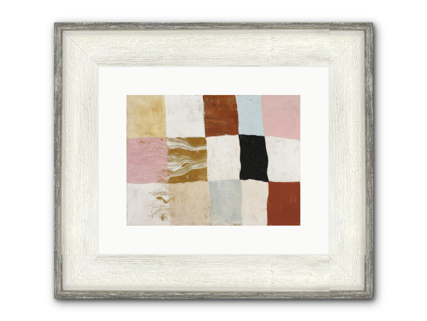 Field No.1 Framed Print - Driftwood White 12x9