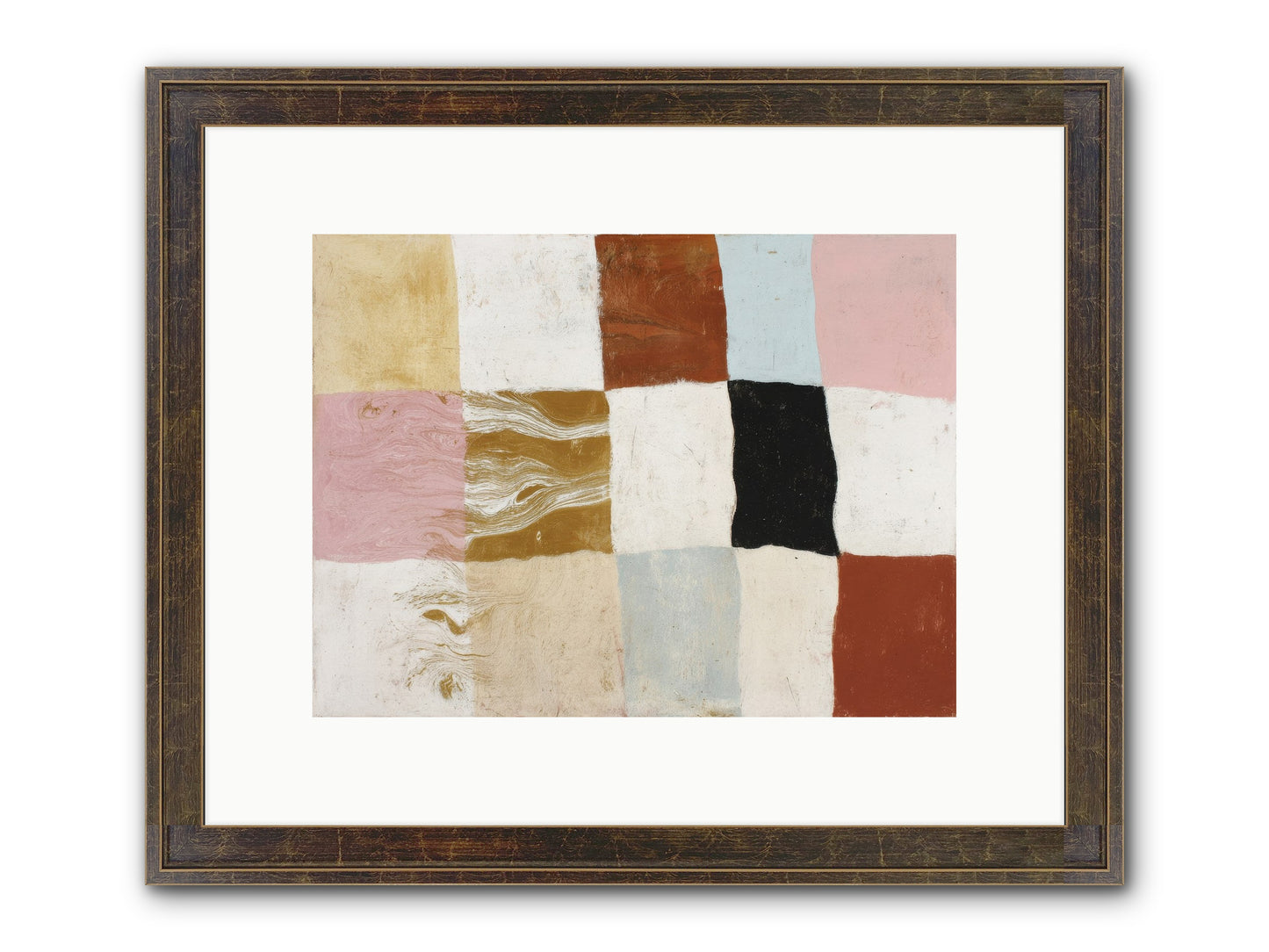 Field No.1 Framed Print - Slimwoods Black/Gold 12x9