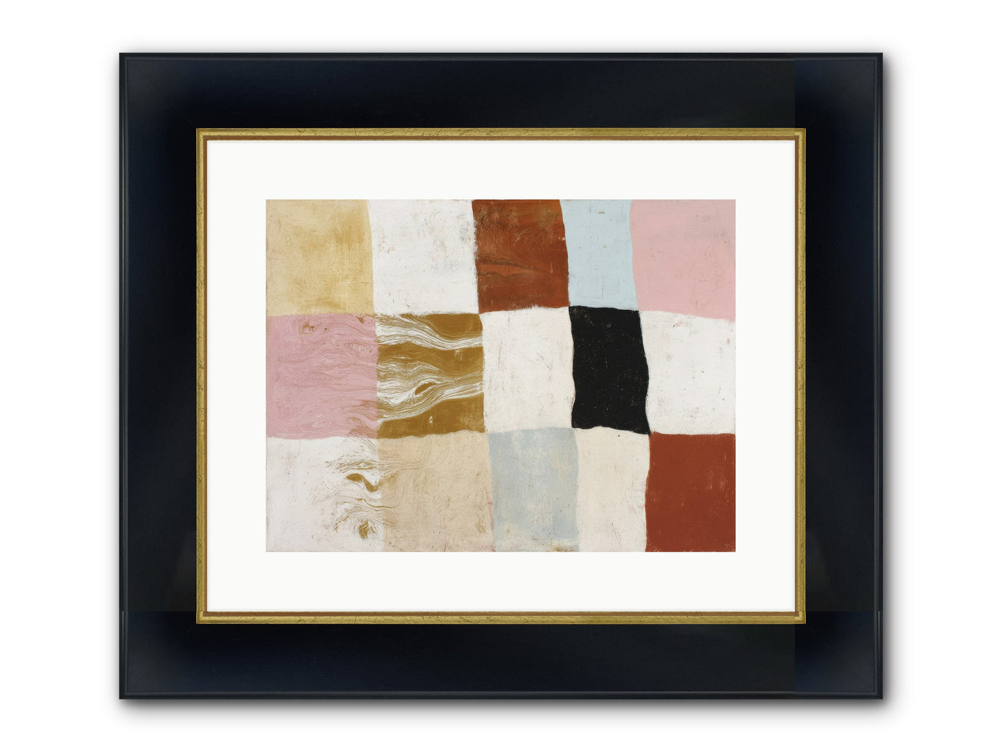 Field No.1 Framed Print - Wide Black w/Gold 16x12
