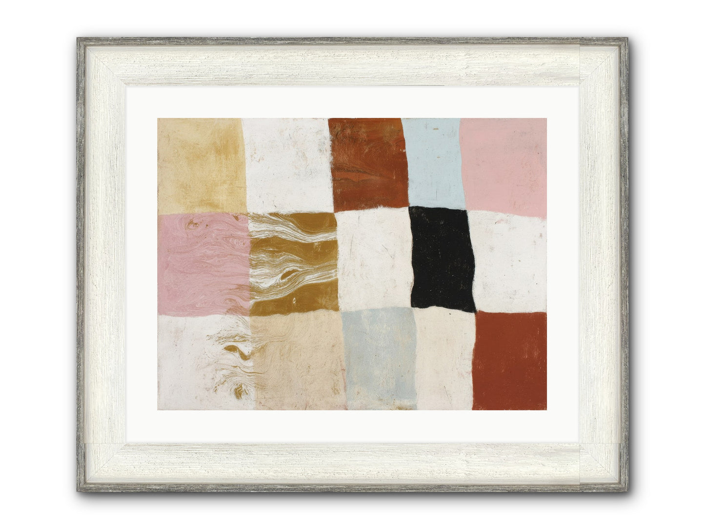 Field No.1 Framed Print - Driftwood White 24x18