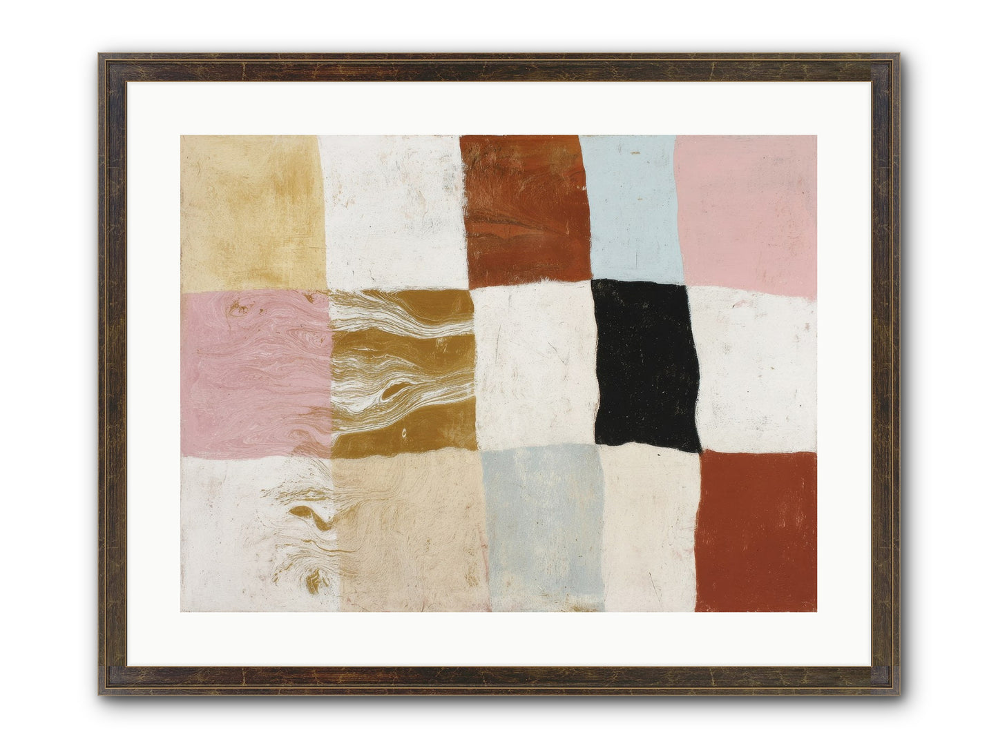 Field No.1 Framed Print - Slimwoods Black/Gold 24x18