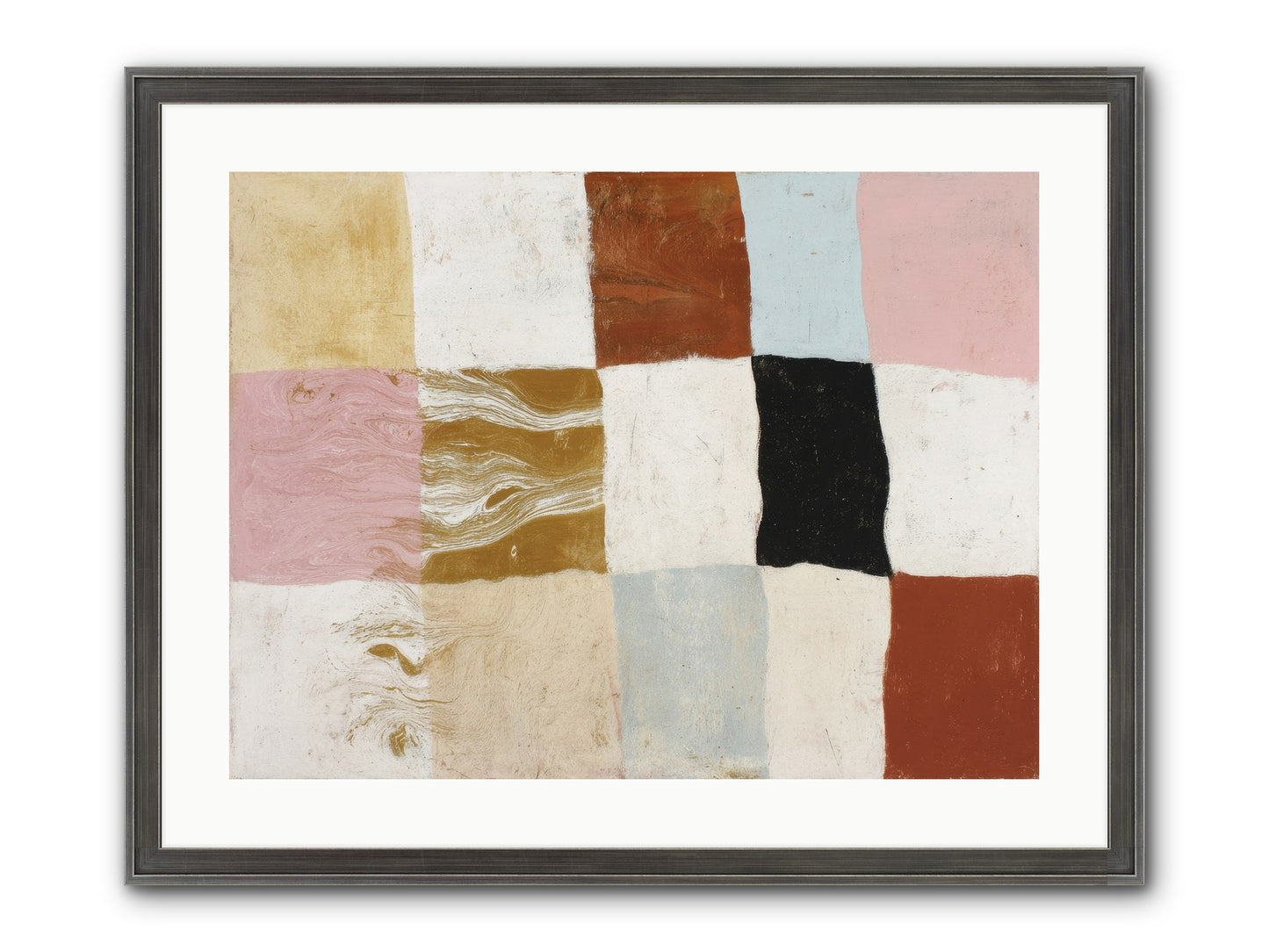 Field No.1 Framed Print - Slimwoods Black/Silver 24x18