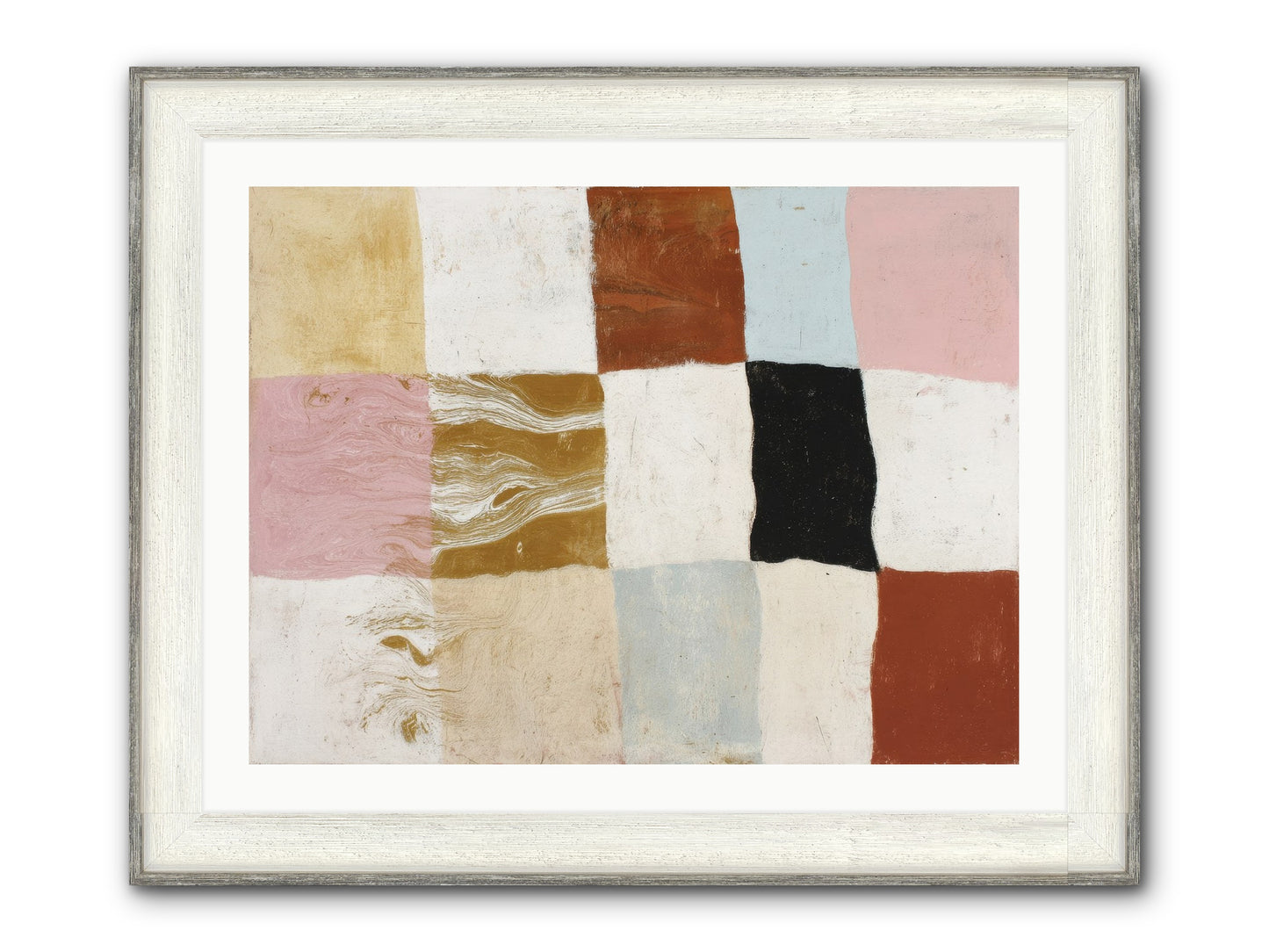 Field No.1 Framed Print - Driftwood White 32x24