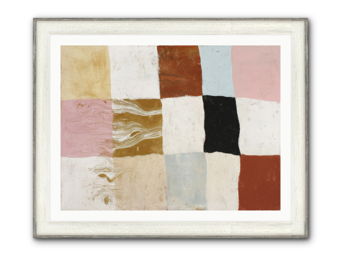 Field No.1 Framed Print - Driftwood White 40x30