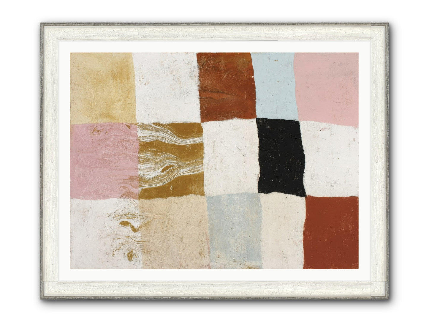 Field No.1 Framed Print - Driftwood White 48x36
