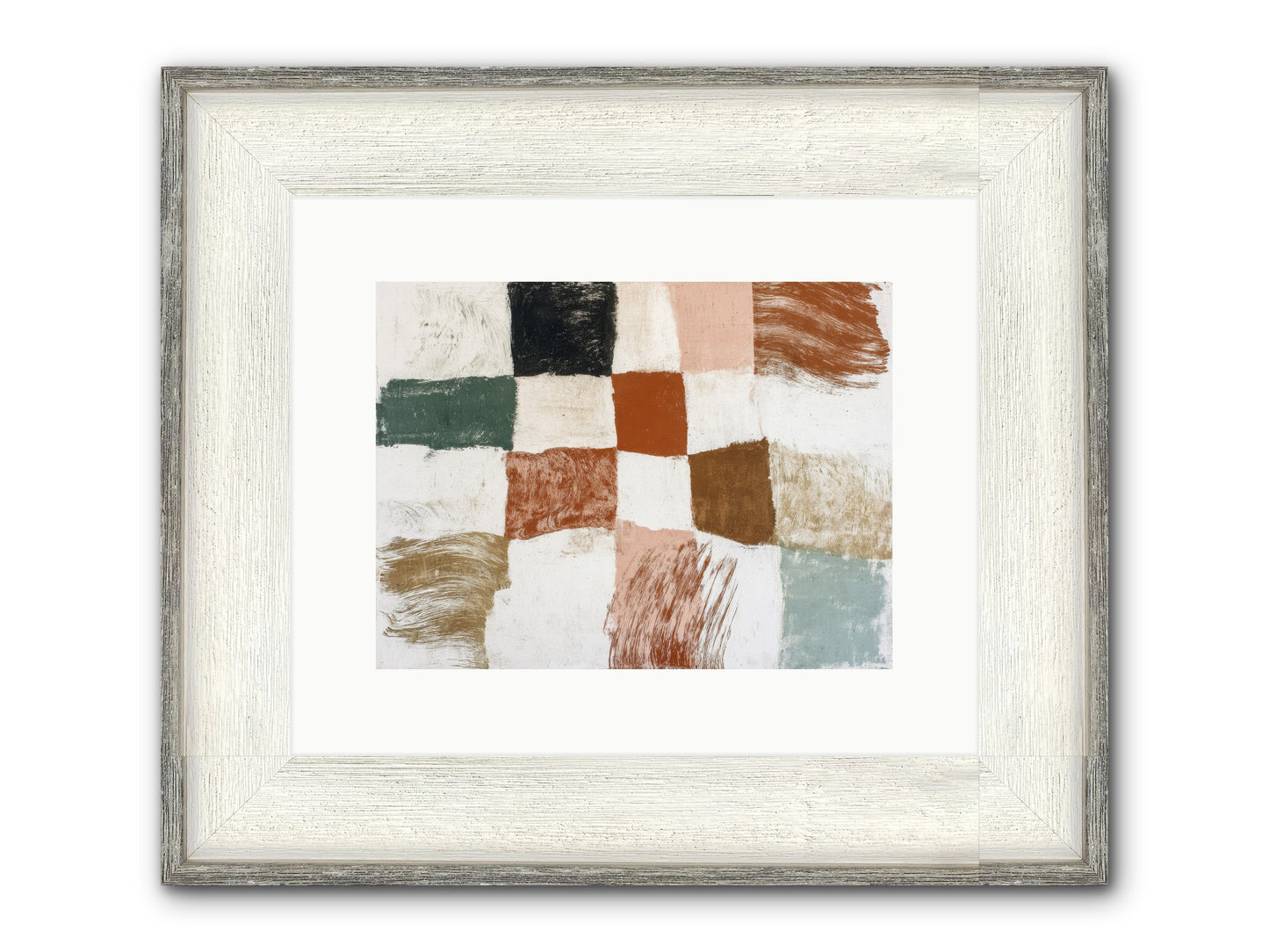Field No.2 Framed Print - Driftwood White 12x9