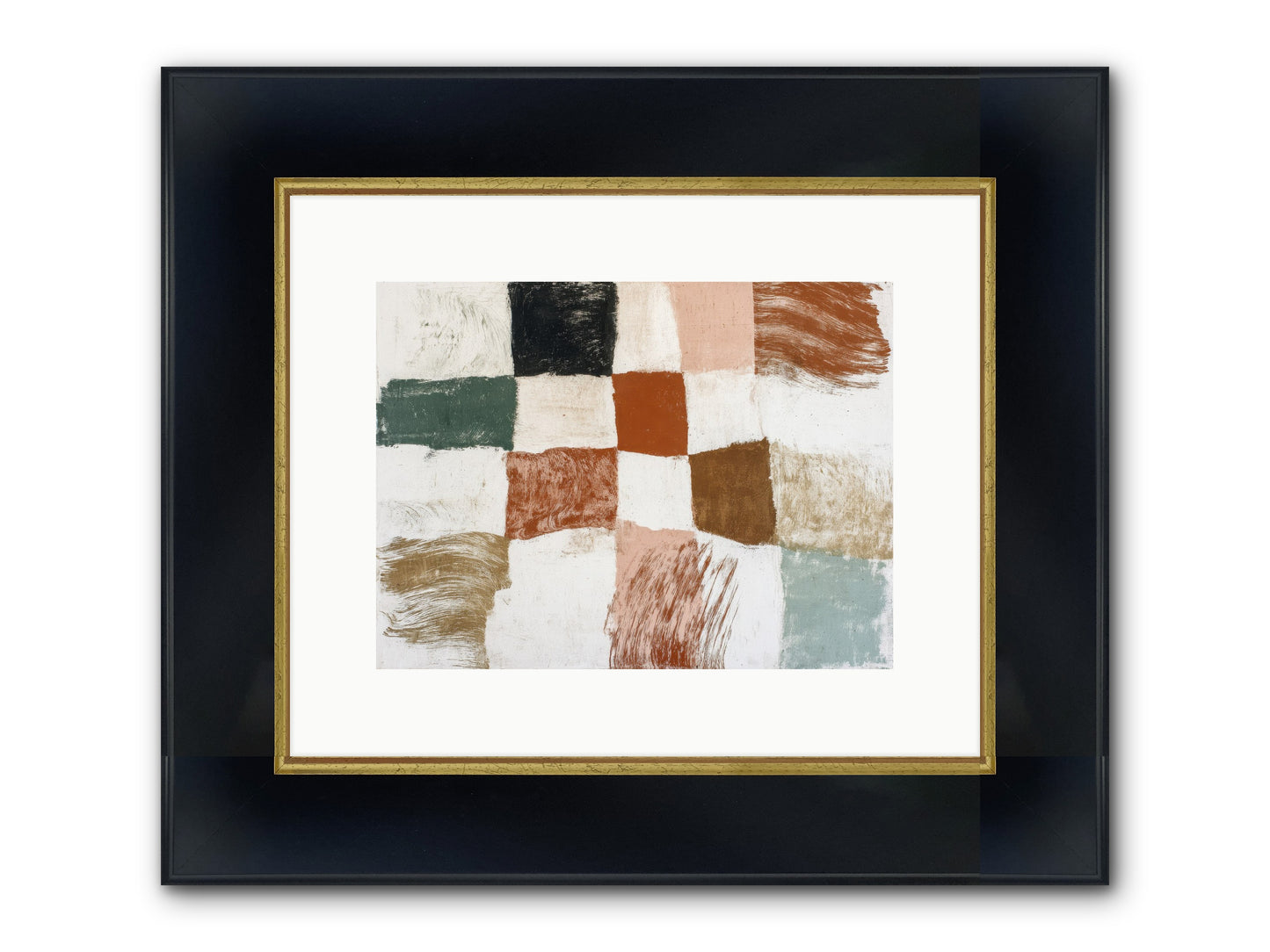 Field No.2 Framed Print - Wide Black w/Gold 12x9