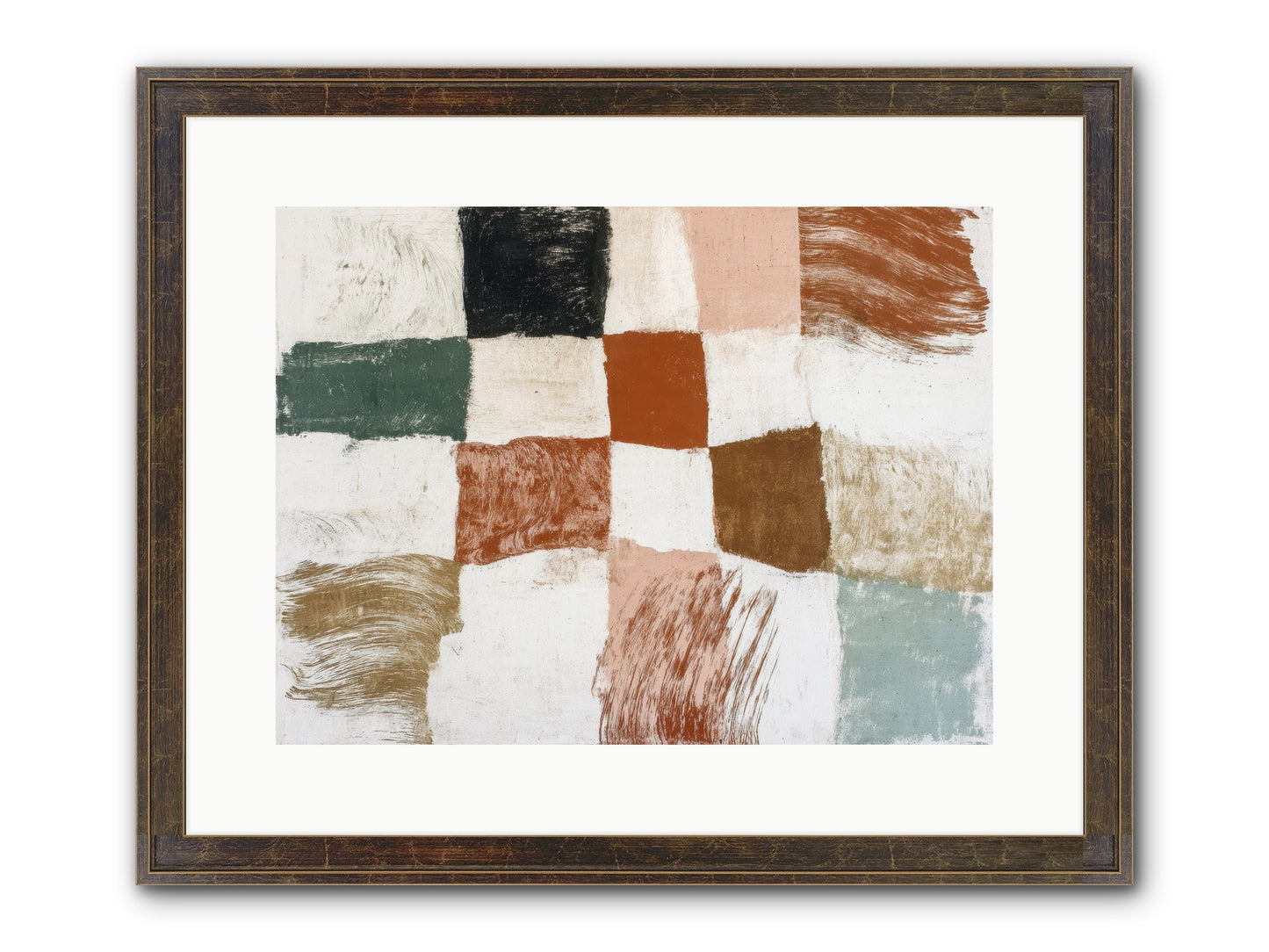 Field No.2 Framed Print - Slimwoods Black/Gold 16x12