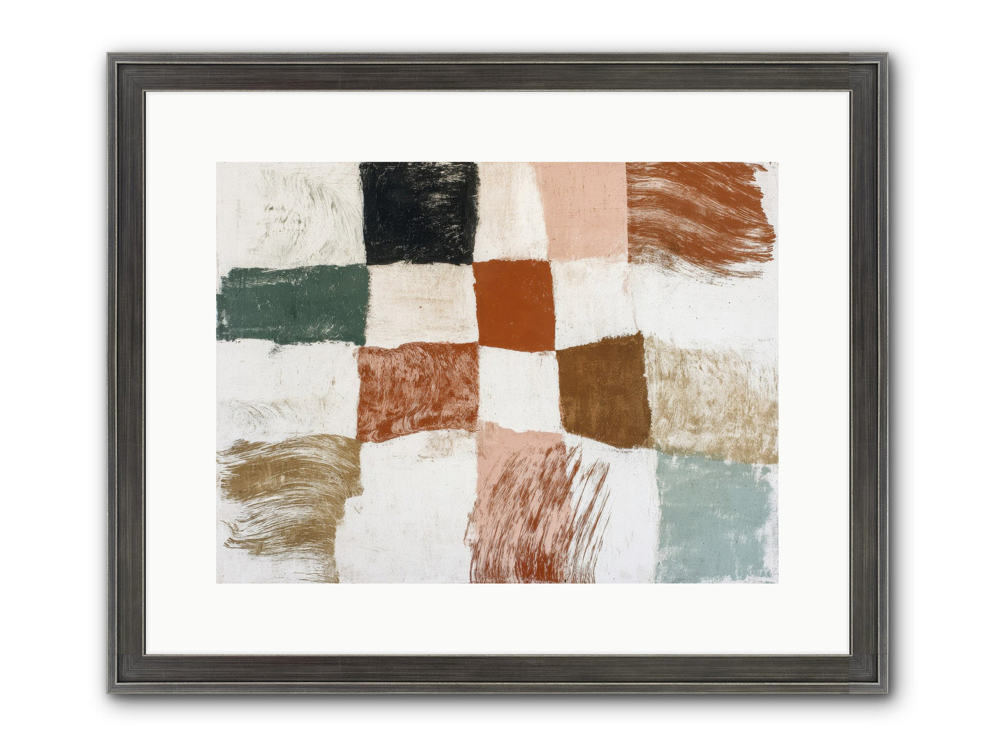 Field No.2 Framed Print - Slimwoods Black/Silver 16x12