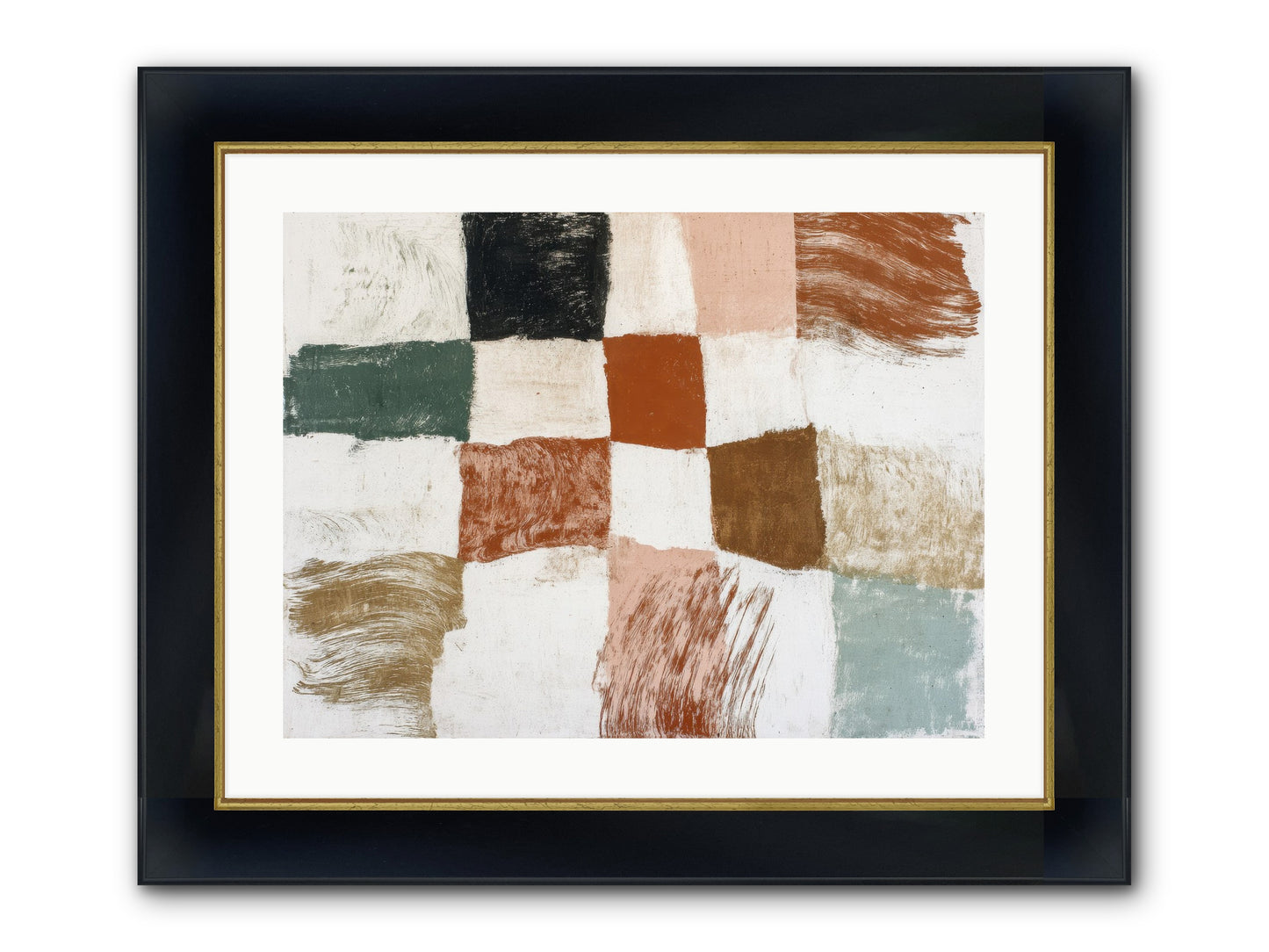 Field No.2 Framed Print - Wide Black w/Gold 24x18