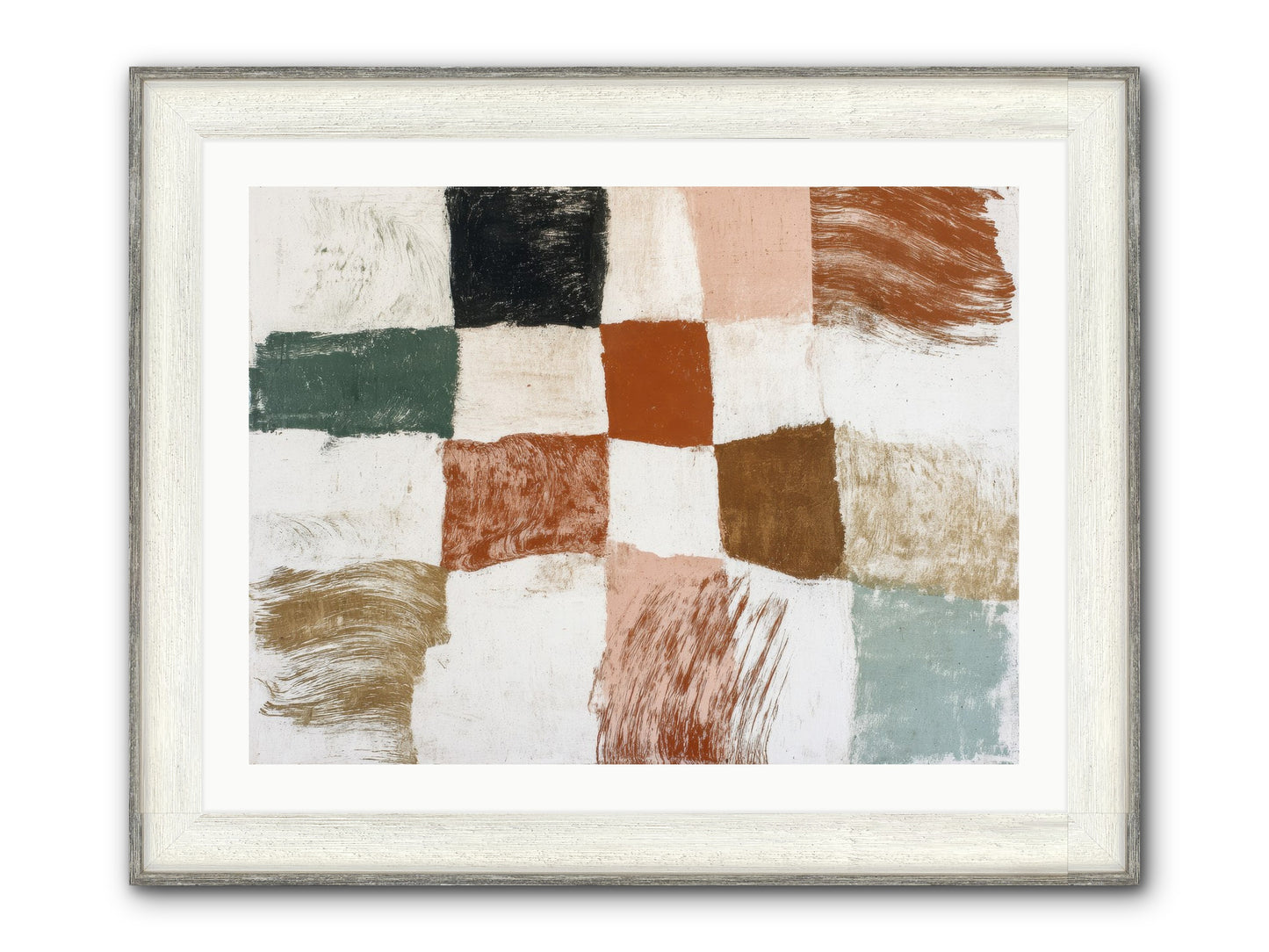 Field No.2 Framed Print - Driftwood White 32x24