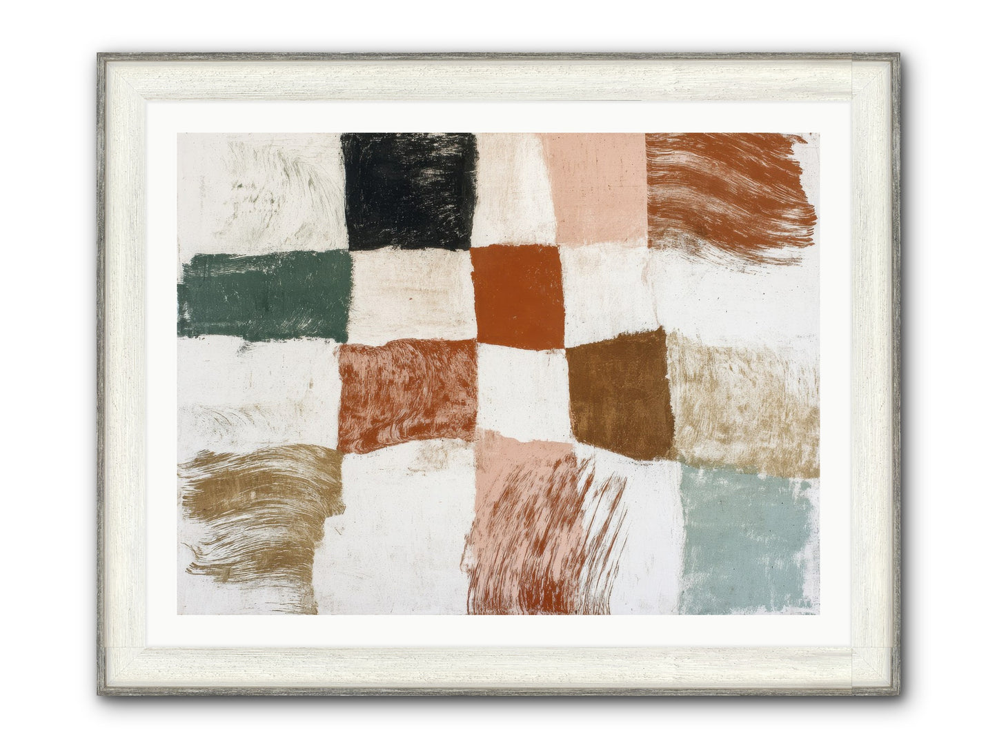 Field No.2 Framed Print - Driftwood White 40x30