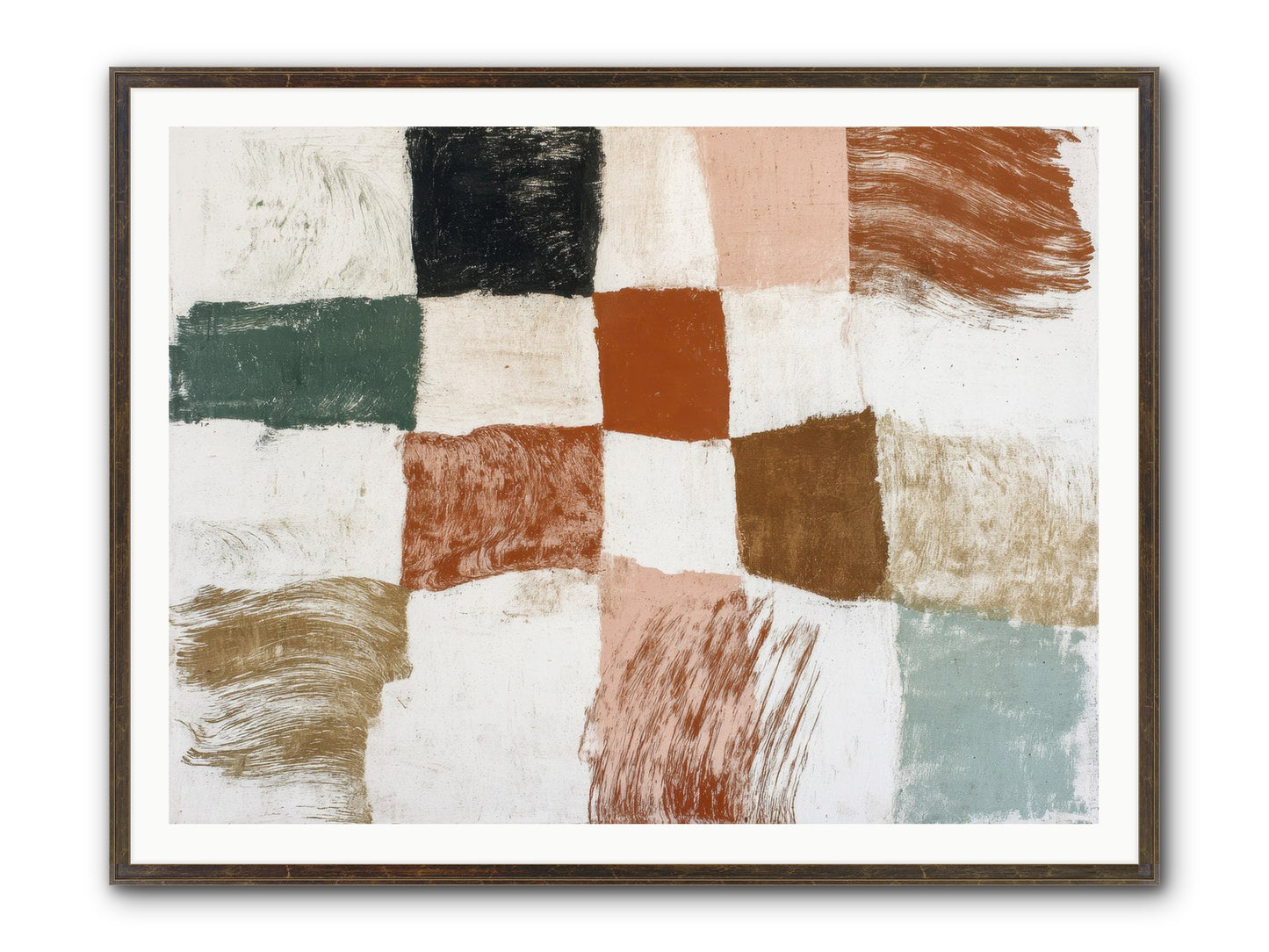 Field No.2 Framed Print - Slimwoods Black/Gold 48x36