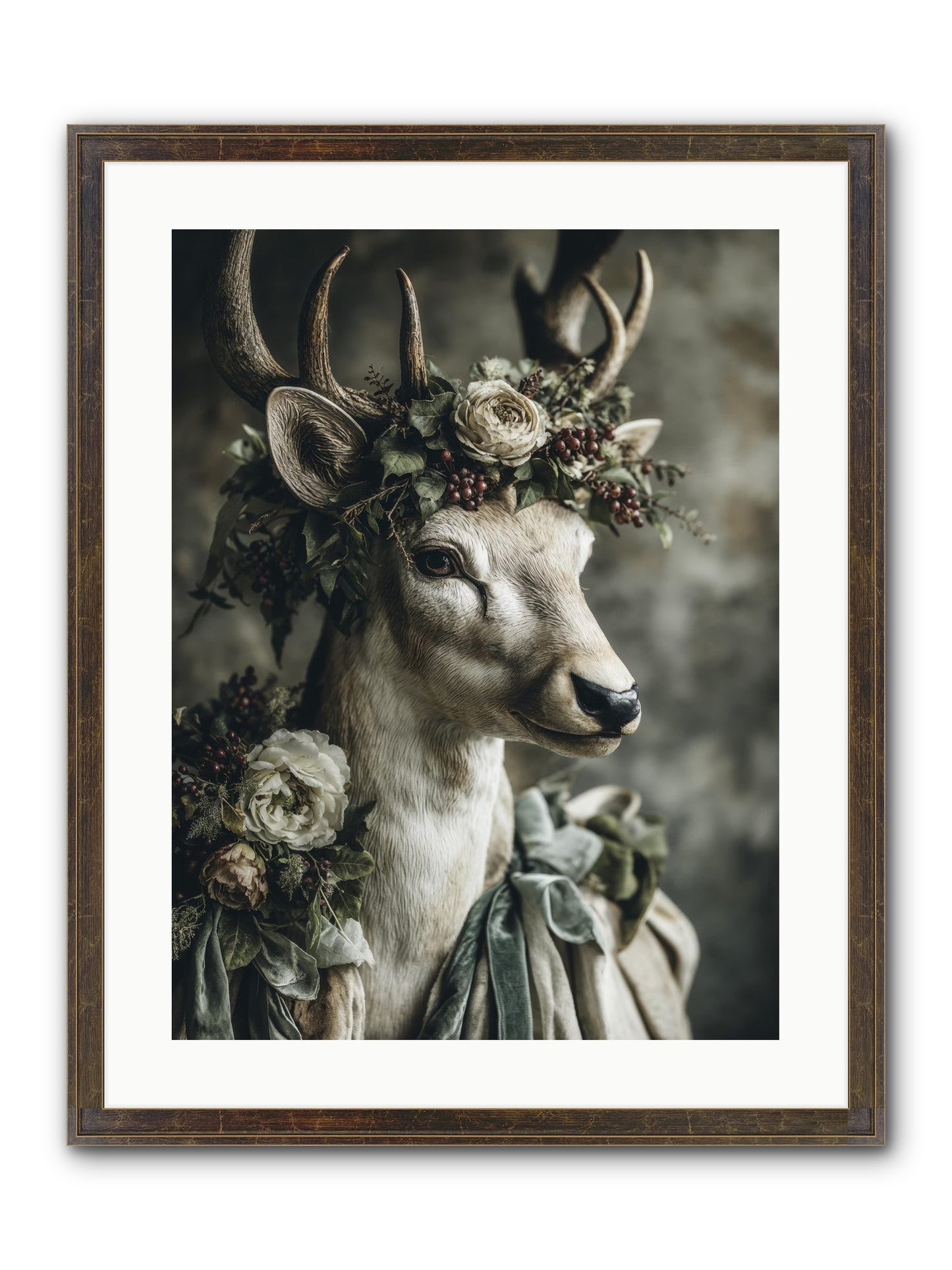 Field Of Gentle Framed Print - Slimwoods Black/Gold 18x24