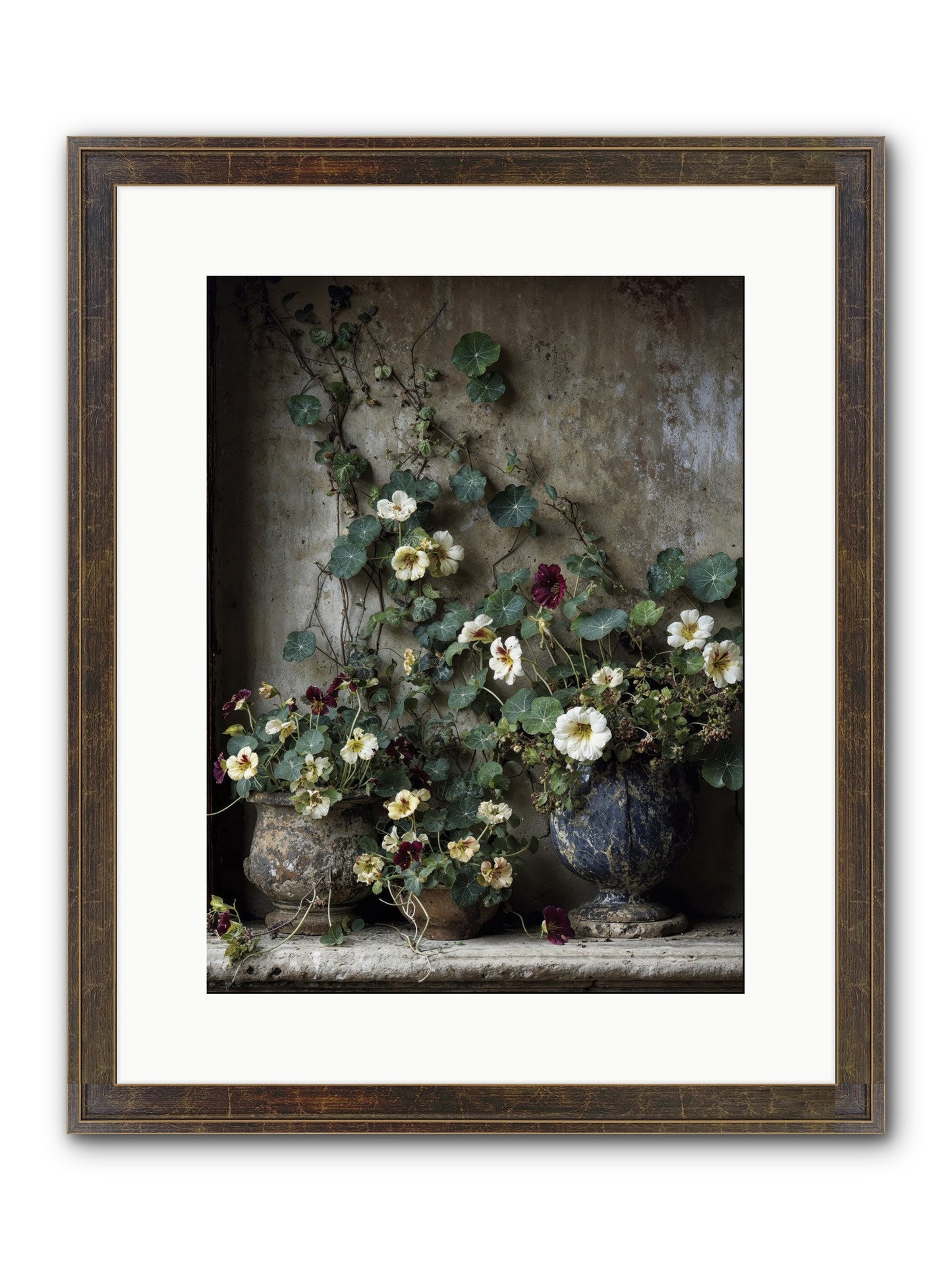 Field To Heart Framed Print - Slimwoods Black/Gold 12x16