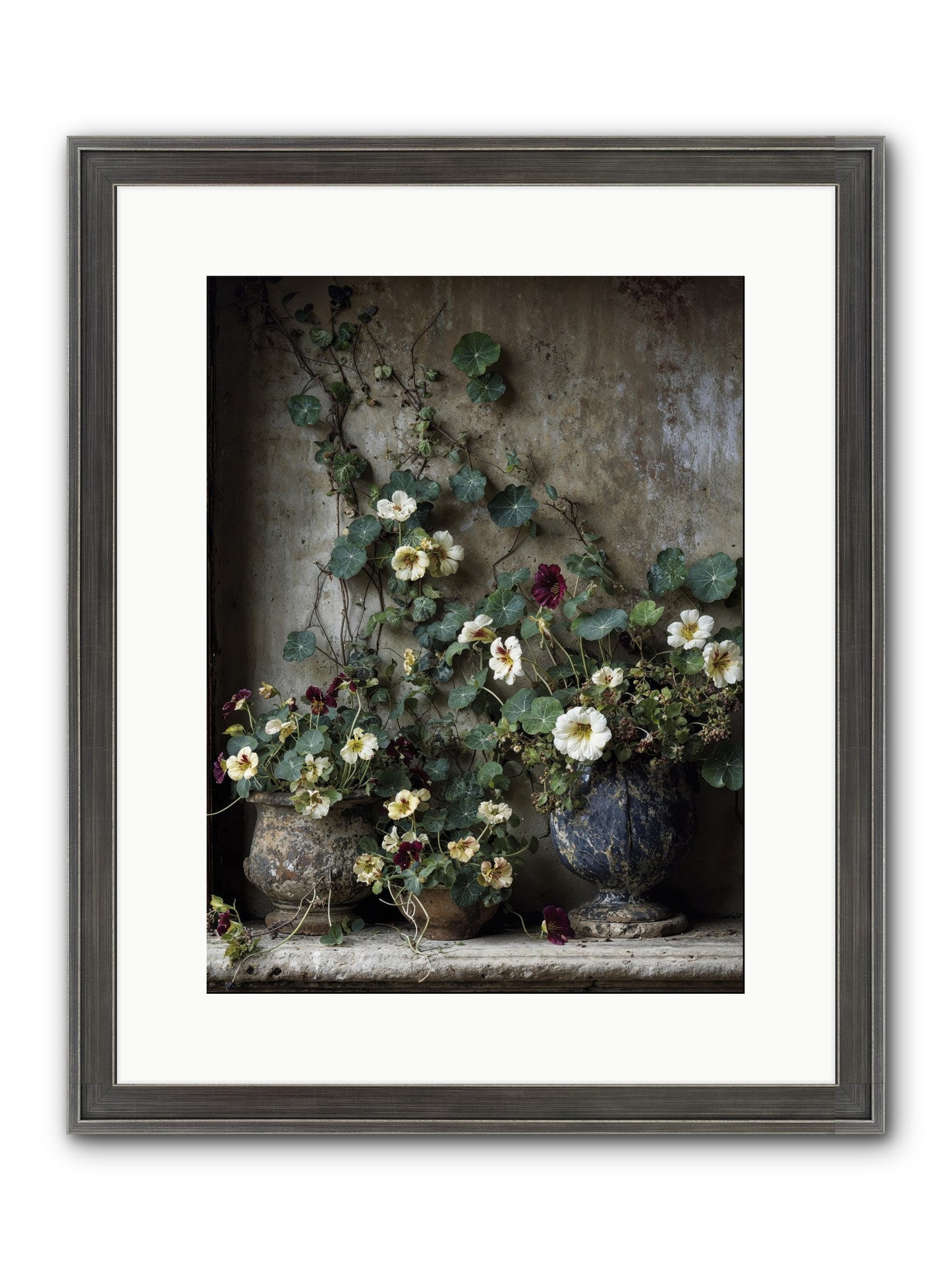 Field To Heart Framed Print - Slimwoods Black/Silver 12x16