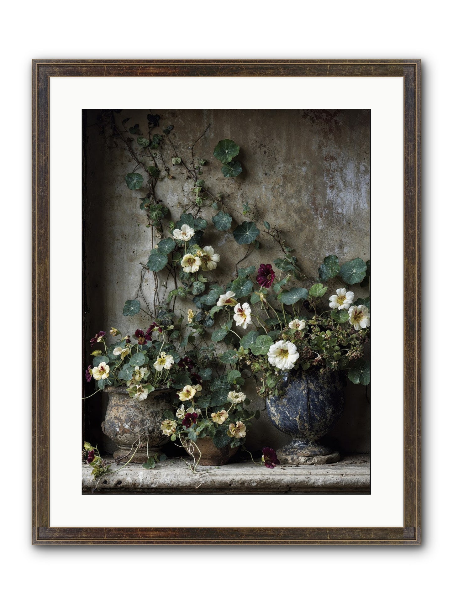 Field To Heart Framed Print - Slimwoods Black/Gold 18x24