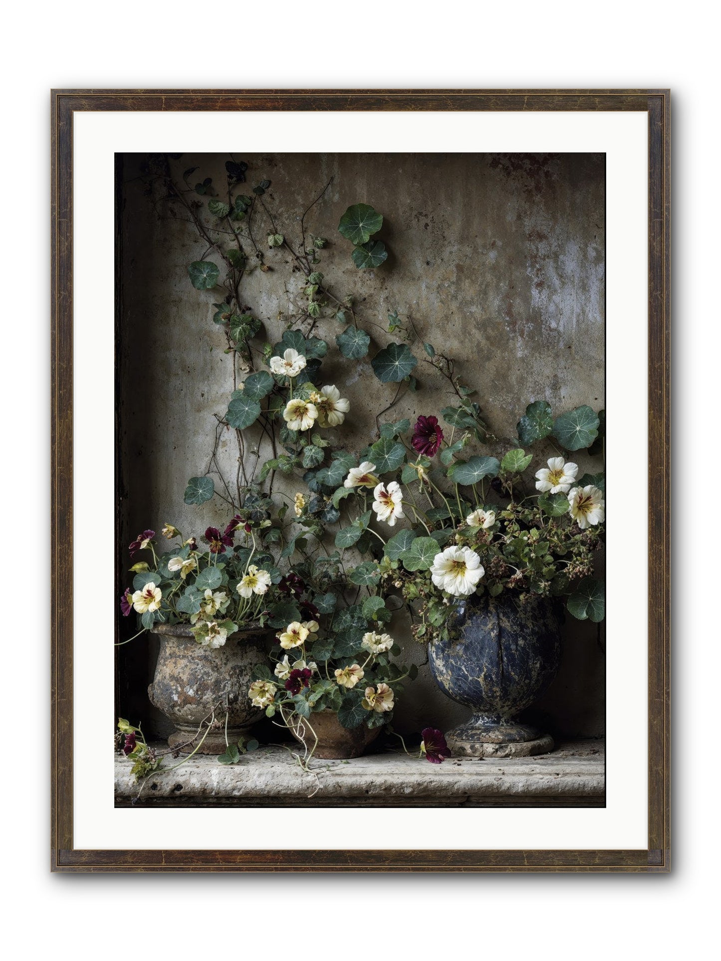 Field To Heart Framed Print - Slimwoods Black/Gold 24x32