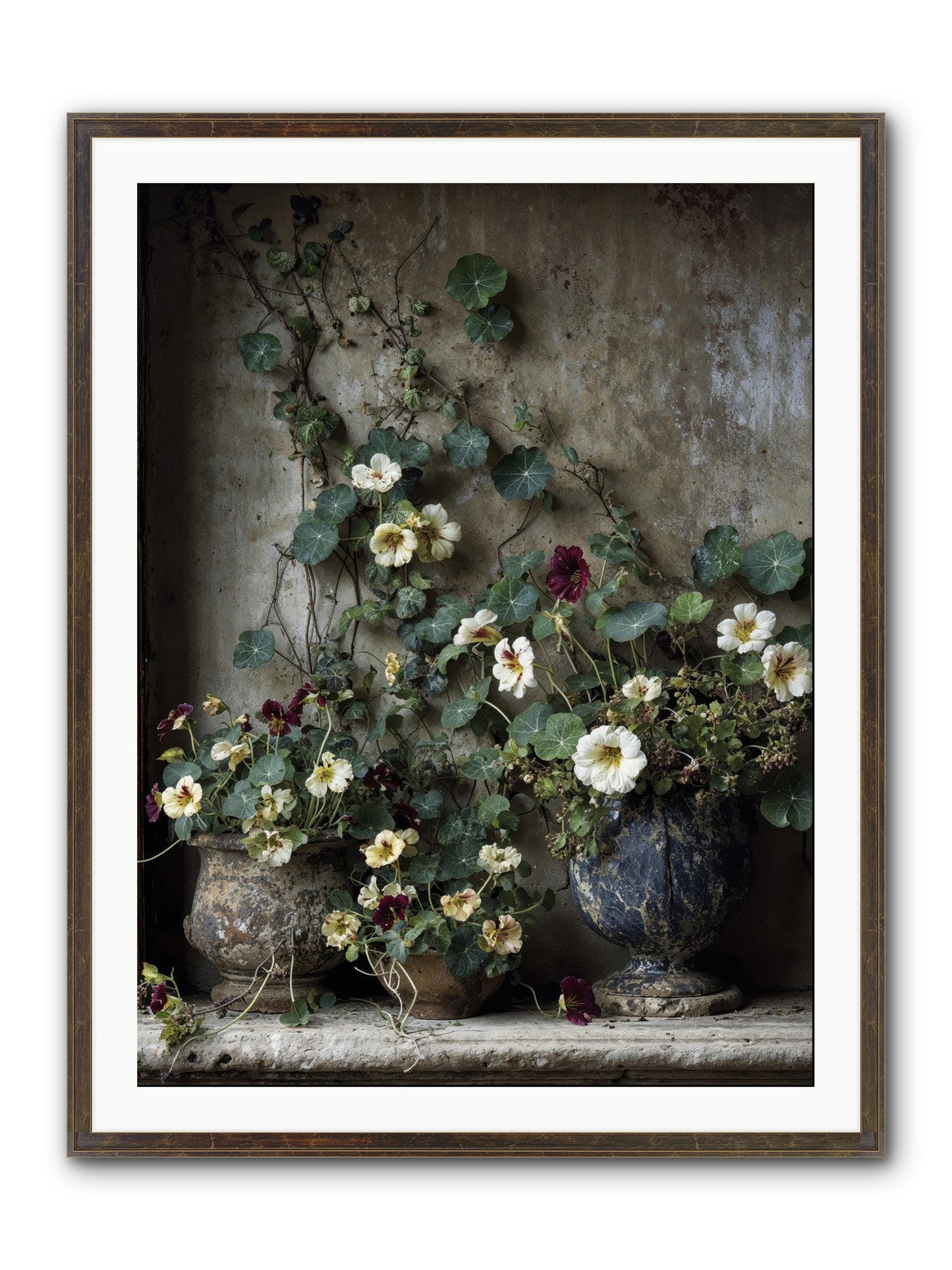 Field To Heart Framed Print - Slimwoods Black/Gold 30x40