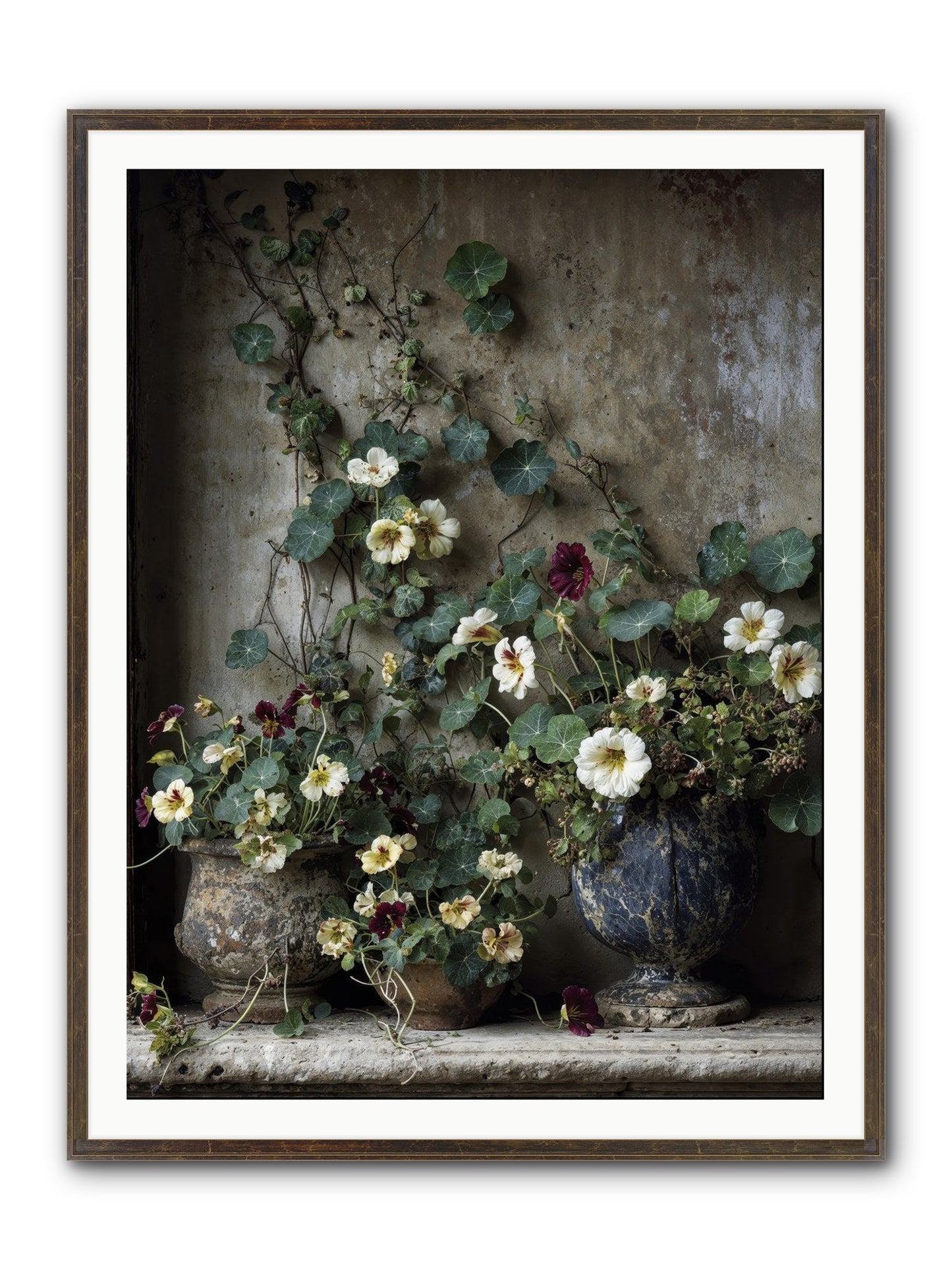 Field To Heart Framed Print - Slimwoods Black/Gold 36x48