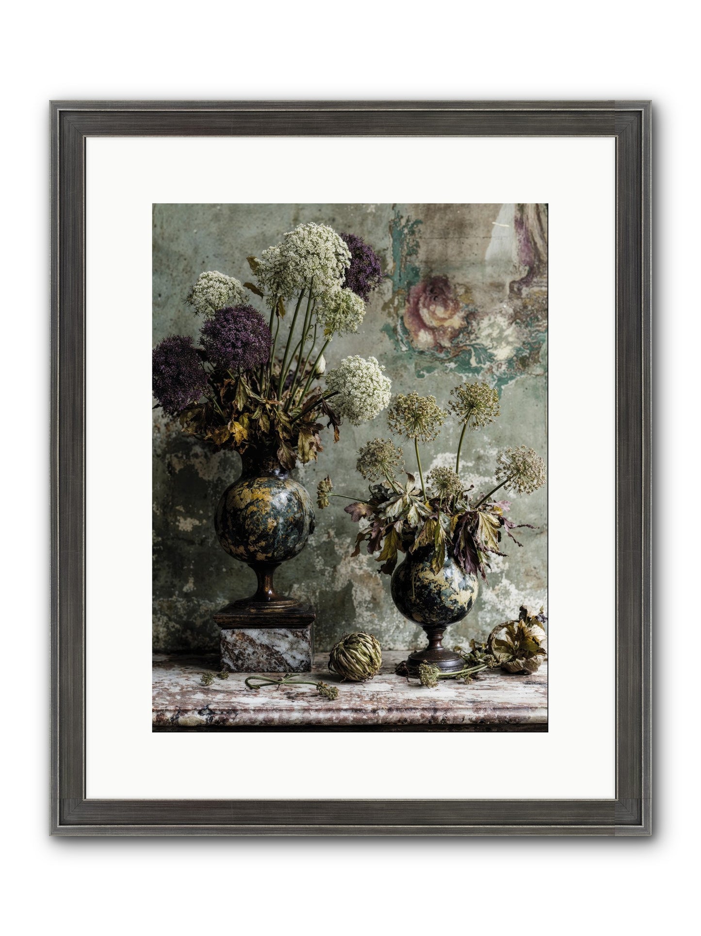 Fieldpicked Framed Print - Slimwoods Black/Silver 12x16