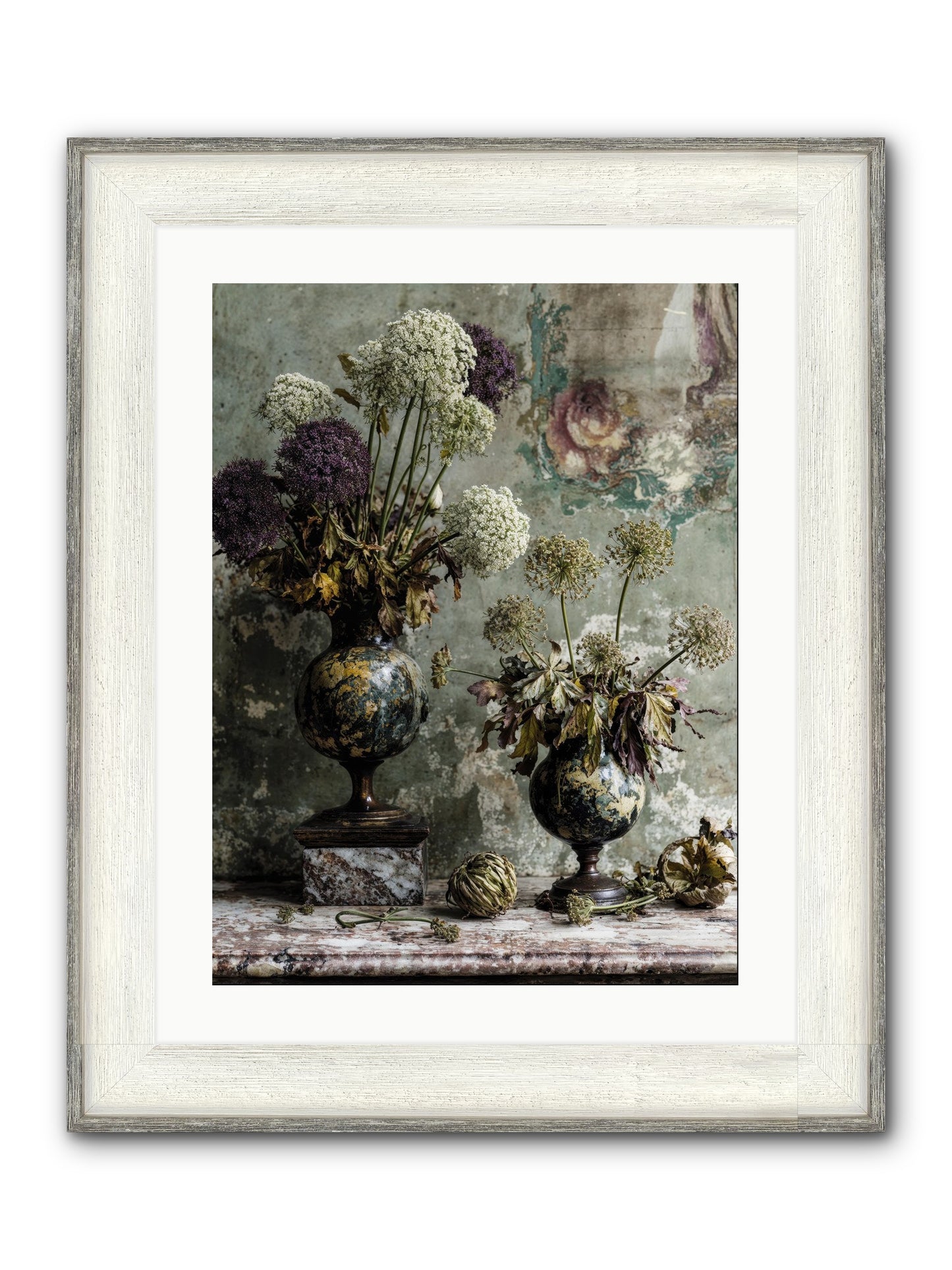 Fieldpicked Framed Print - Driftwood White 18x24