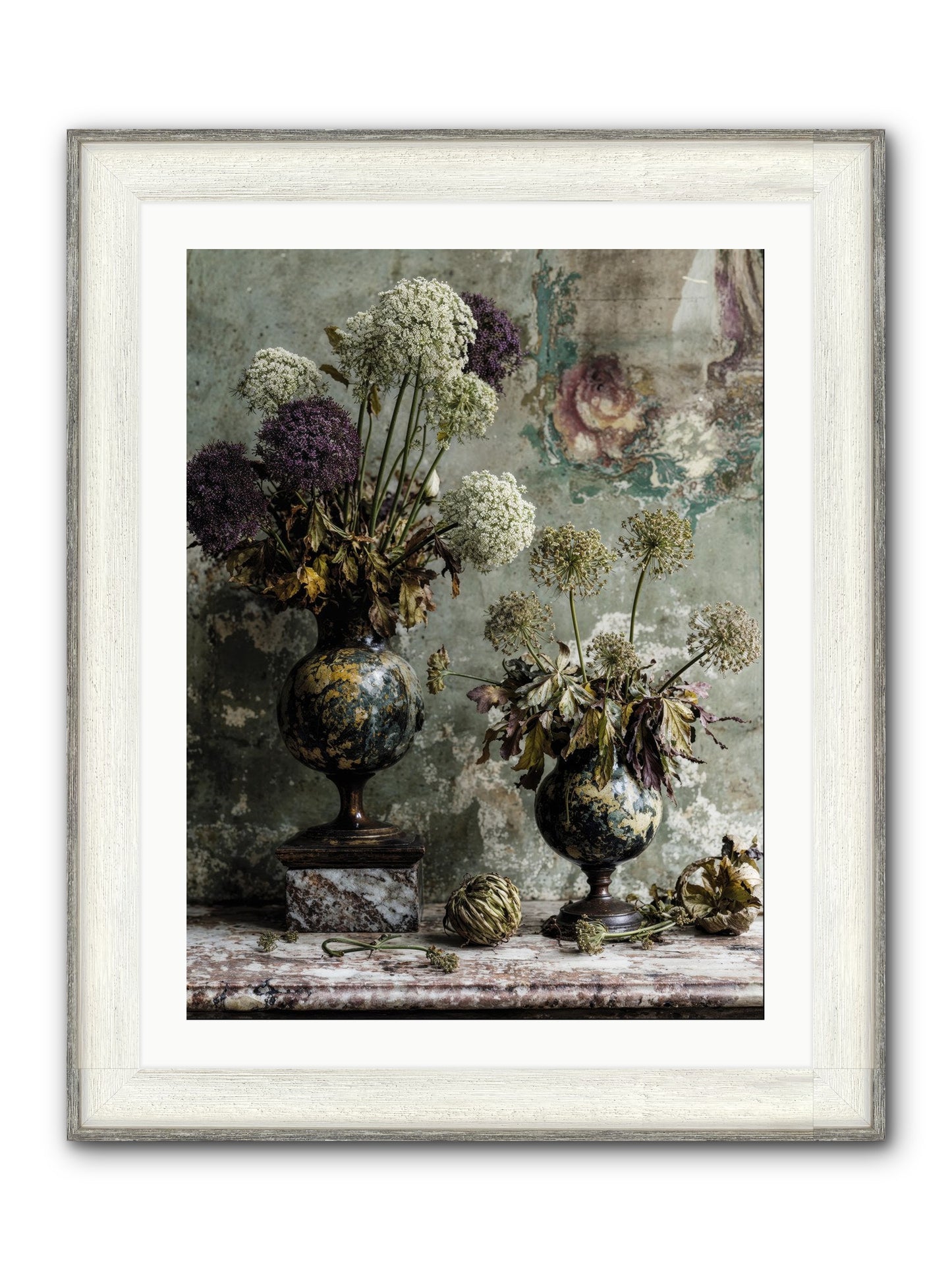 Fieldpicked Framed Print - Driftwood White 24x32
