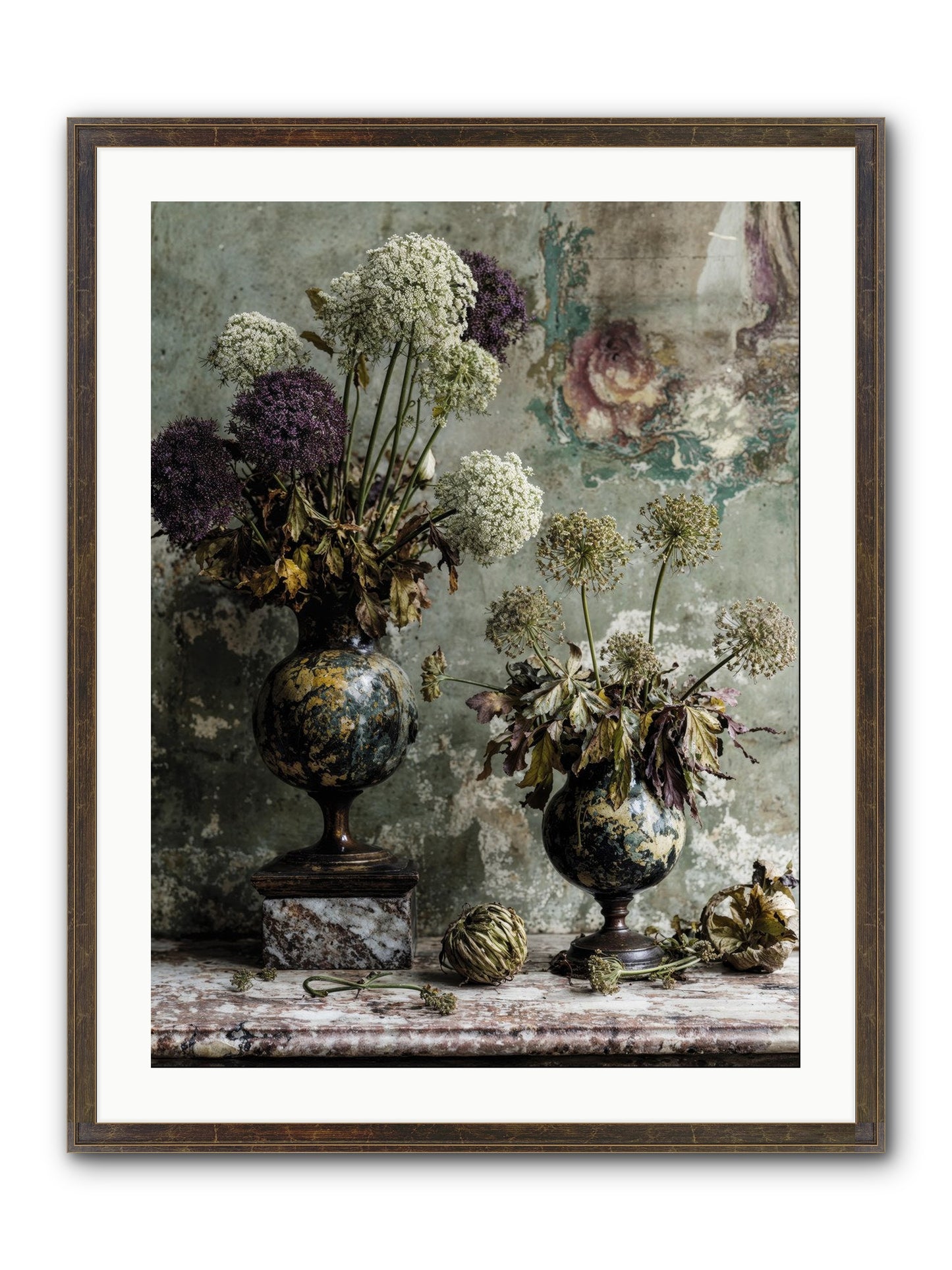 Fieldpicked Framed Print - Slimwoods Black/Gold 24x32