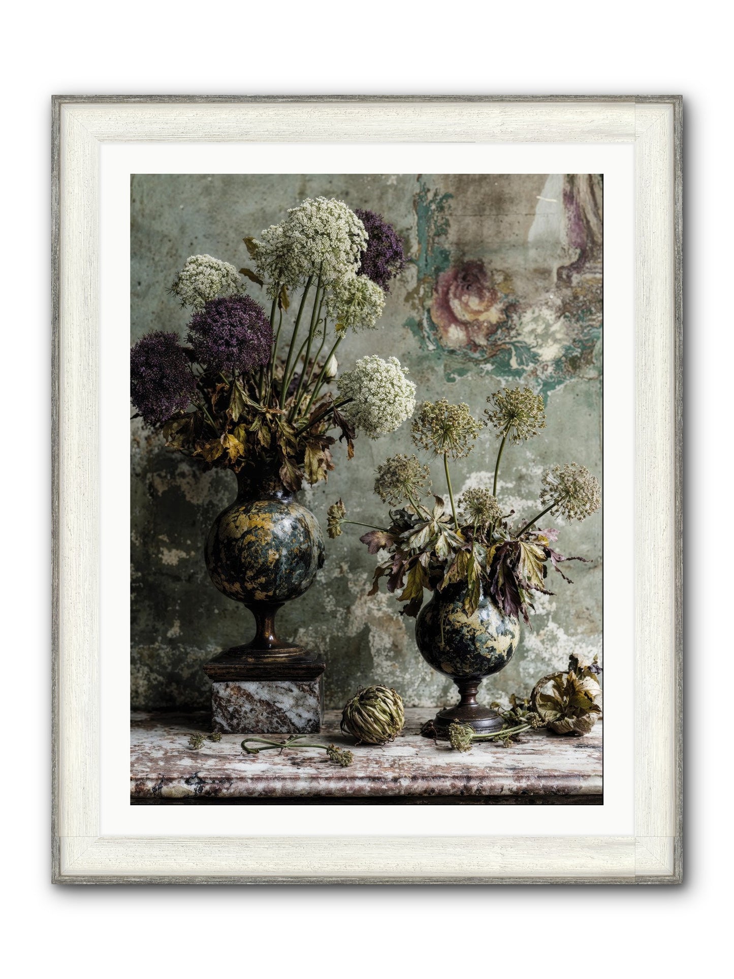 Fieldpicked Framed Print - Driftwood White 30x40