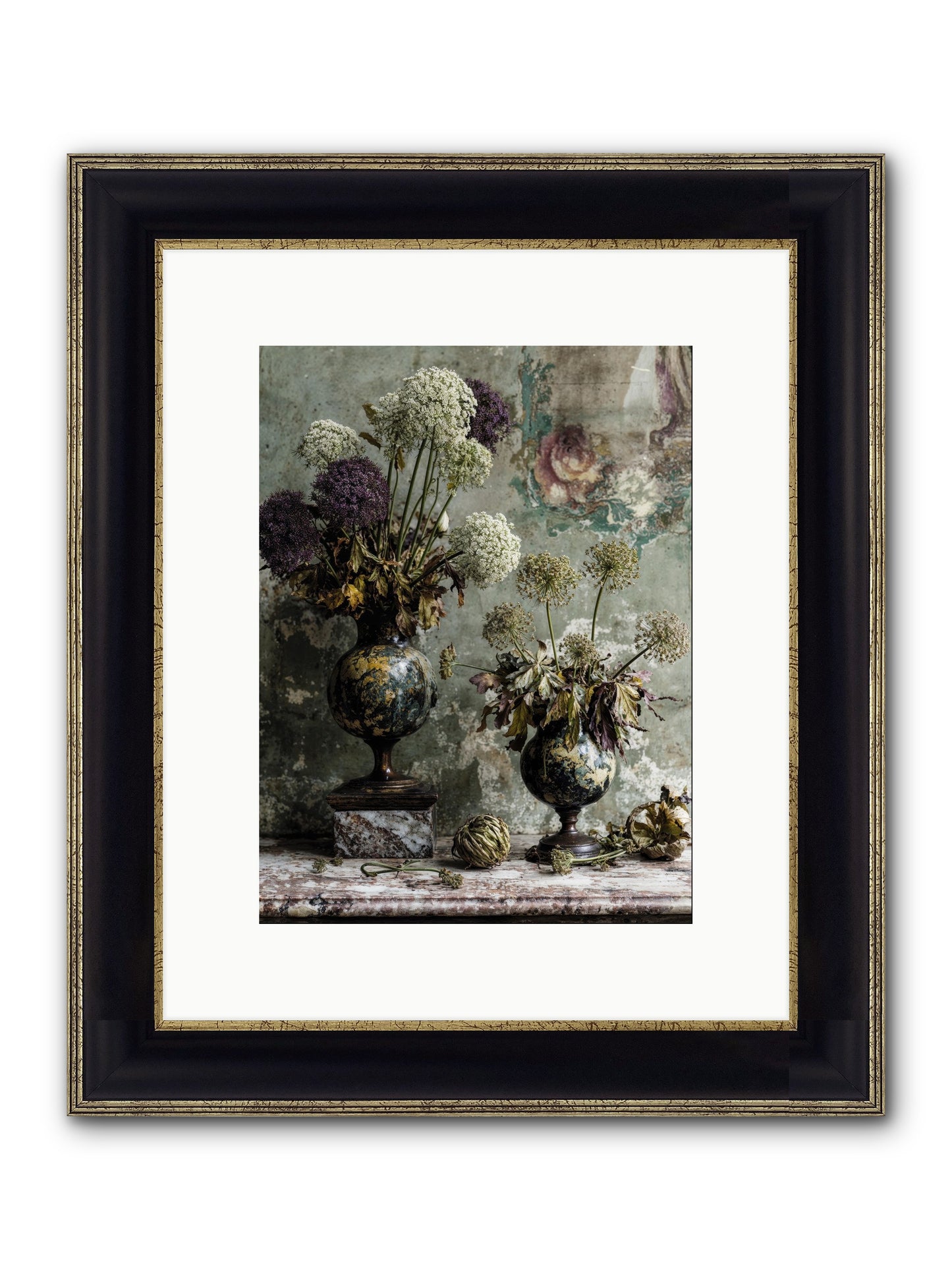 Fieldpicked Framed Print - Black & Gold 9x12