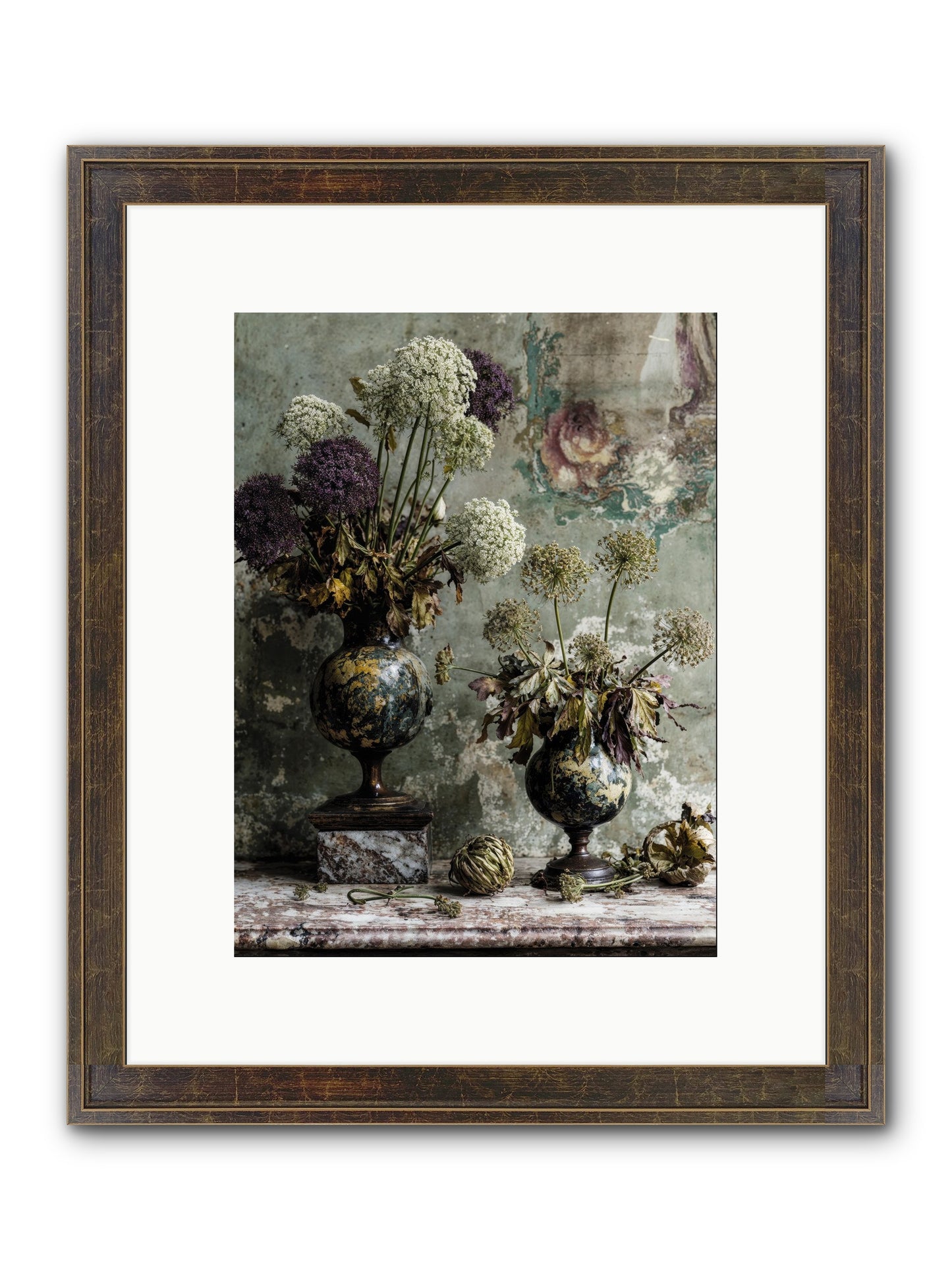 Fieldpicked Framed Print - Slimwoods Black/Gold 9x12