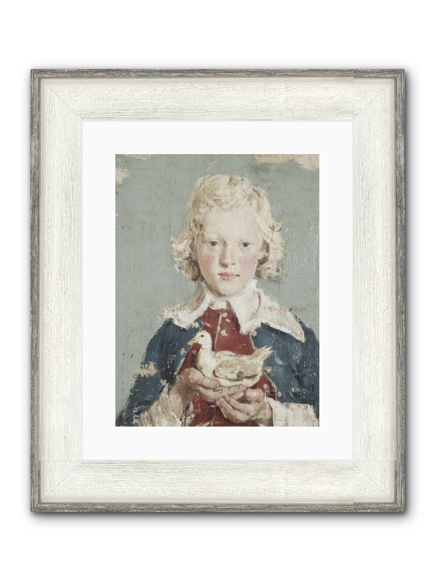 Fig Jam Season Framed Print - Driftwood White 12x16