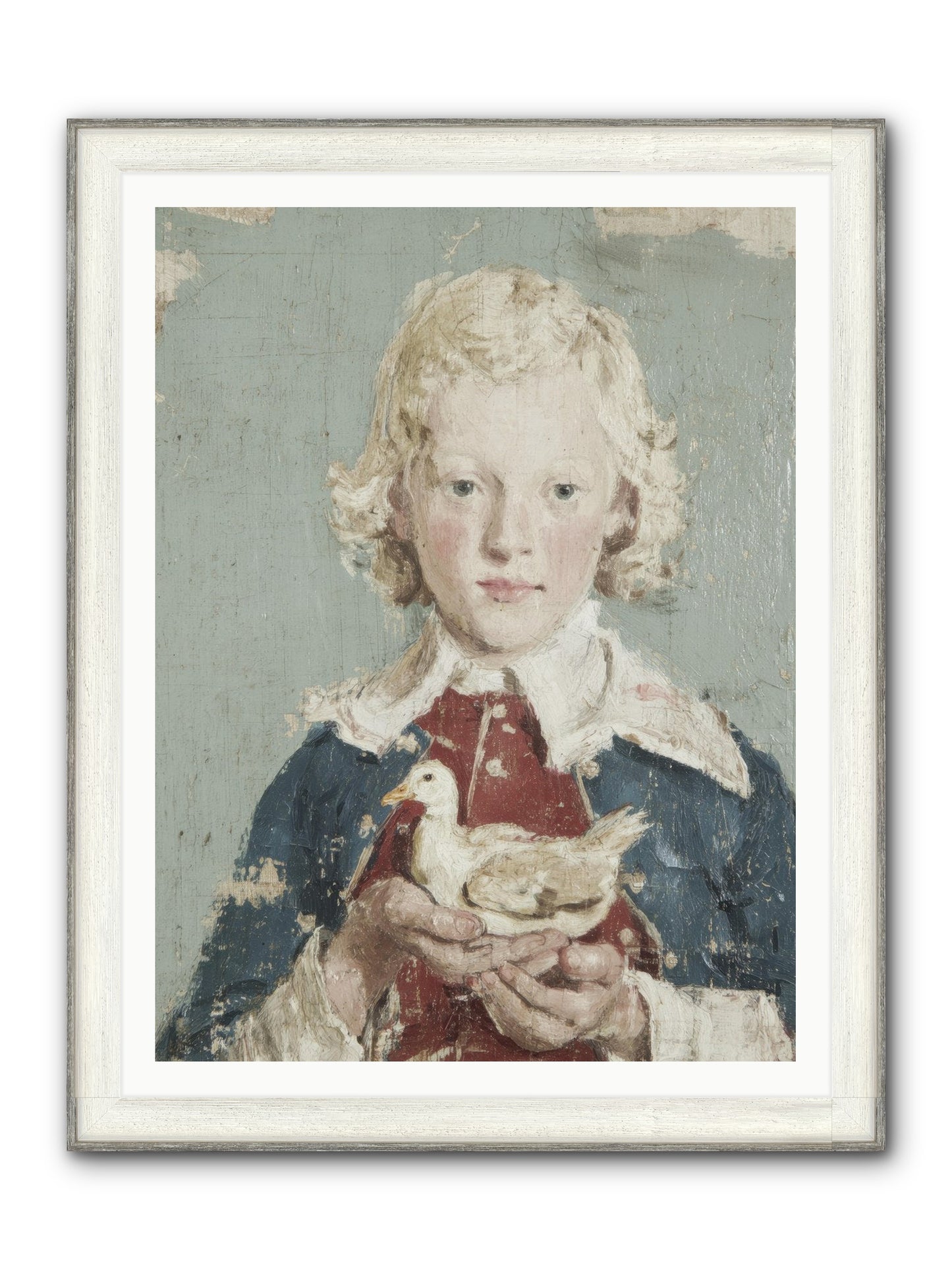 Fig Jam Season Framed Print - Driftwood White 36x48