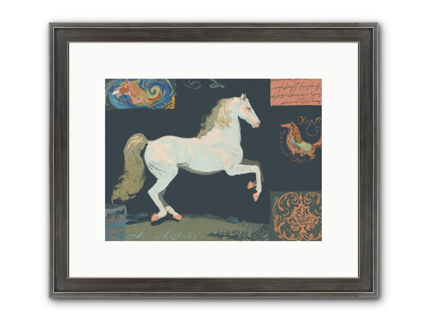 Finding Fortitude Framed Print - Slimwoods Black/Silver 12x9