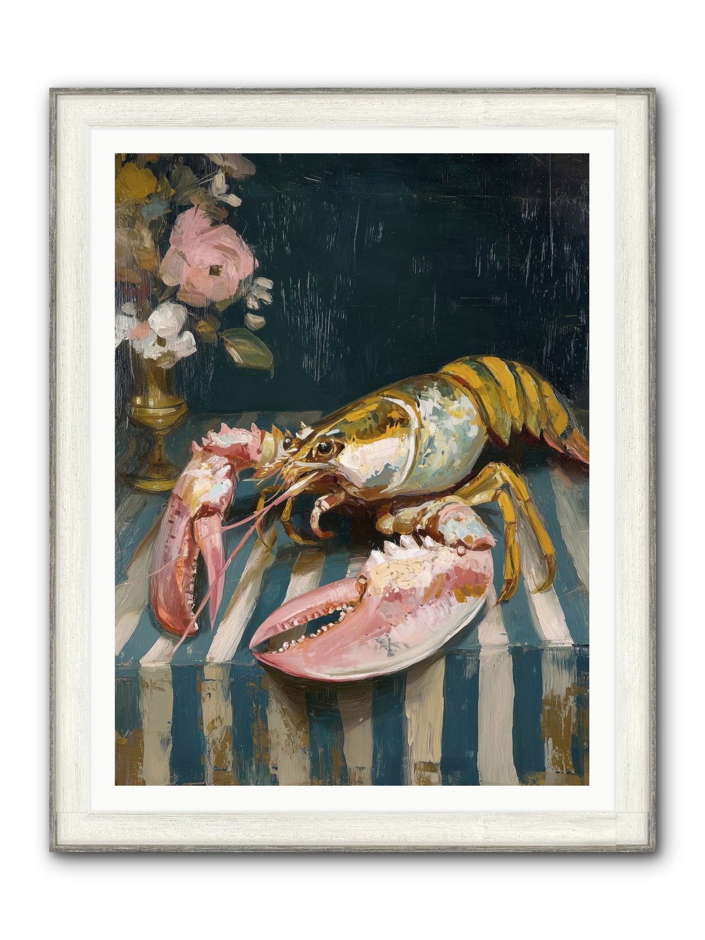 Finding Sea Framed Print - Driftwood White 36x48