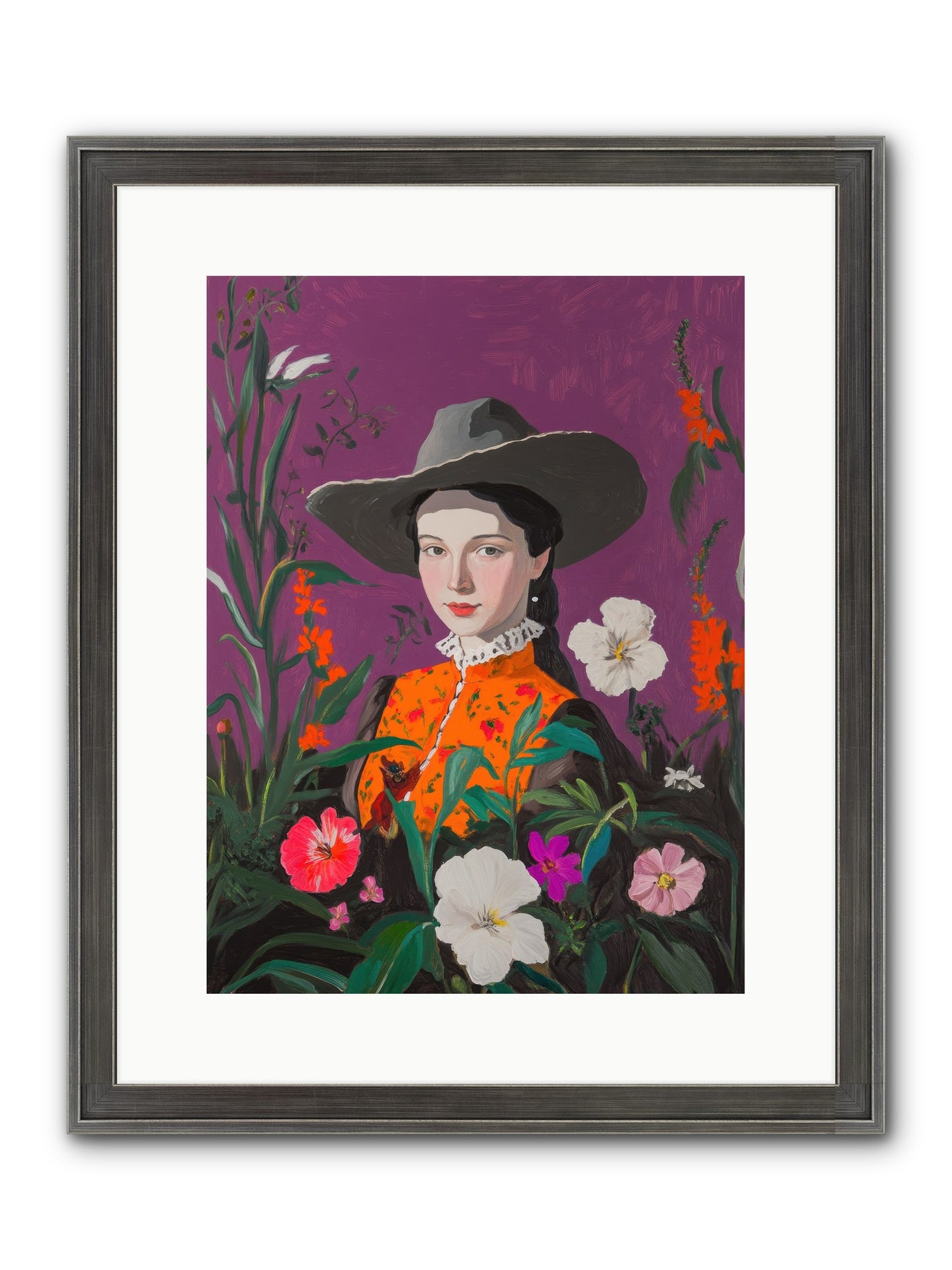 Firefly Ranch Framed Print - Slimwoods Black/Silver 12x16