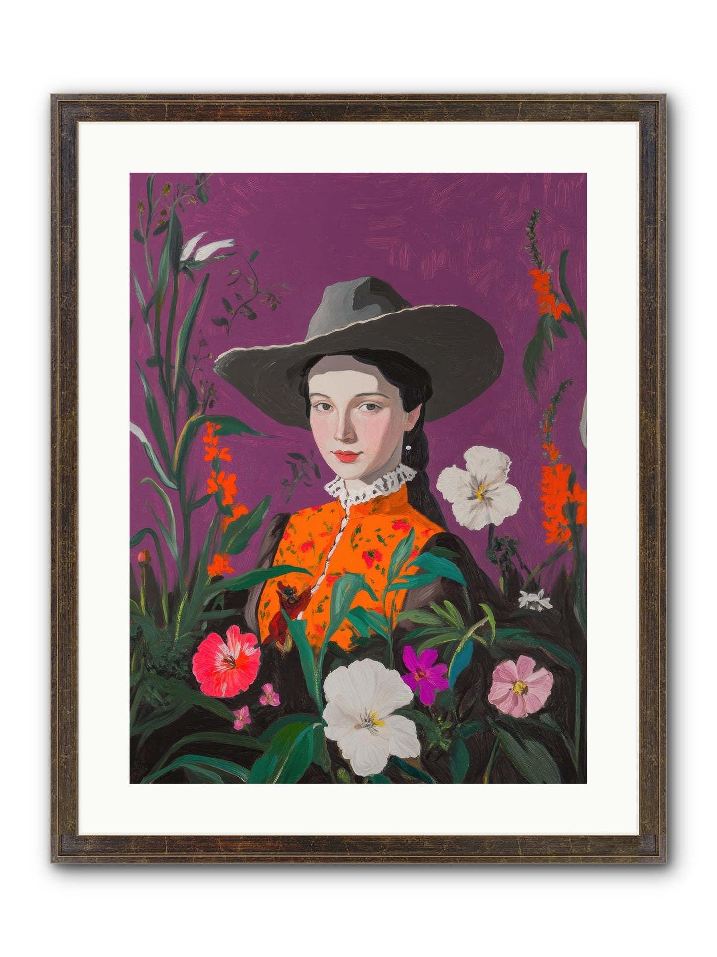 Firefly Ranch Framed Print - Slimwoods Black/Gold 18x24