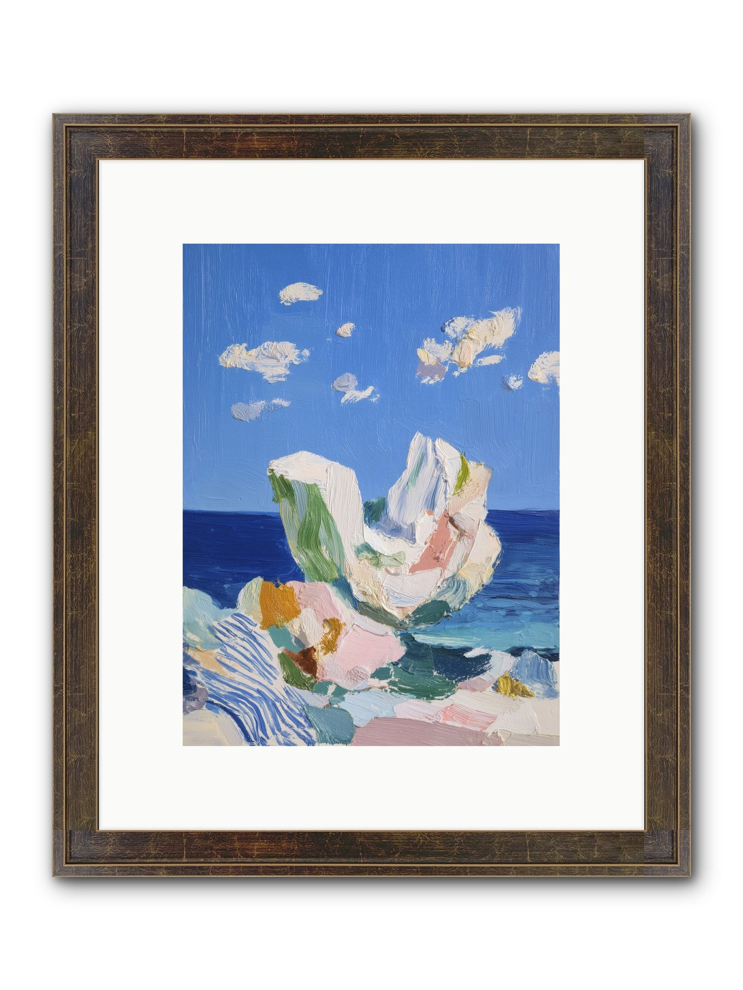 First Light Fiction Framed Print - Slimwoods Black/Gold 9x12