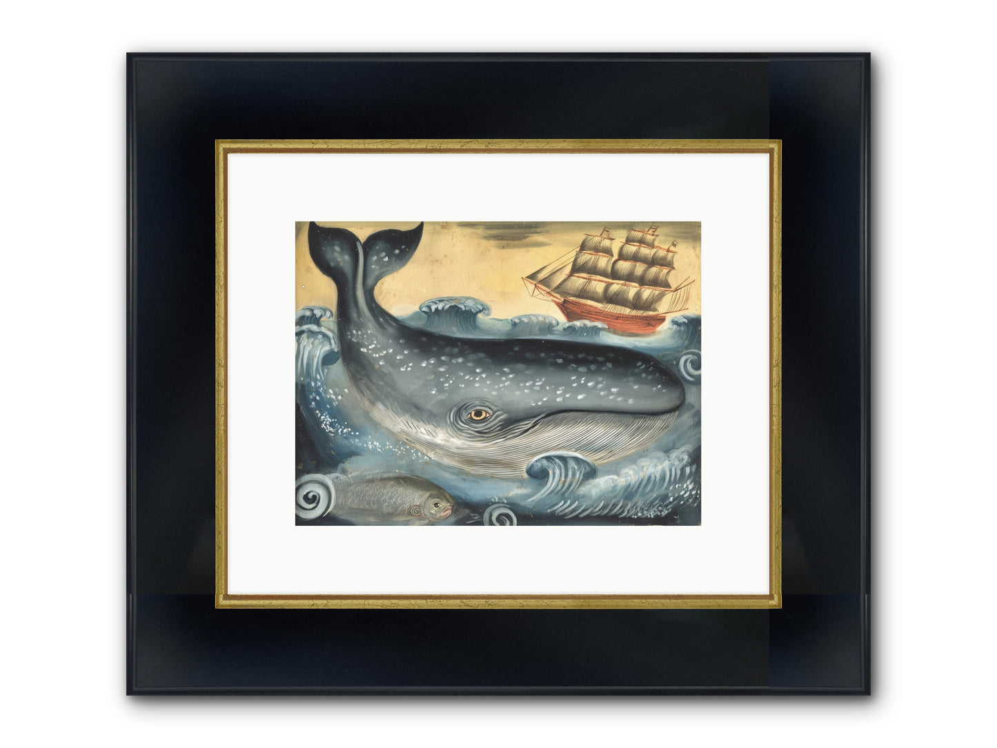 First Light Find Framed Print - Wide Black w/Gold 12x9